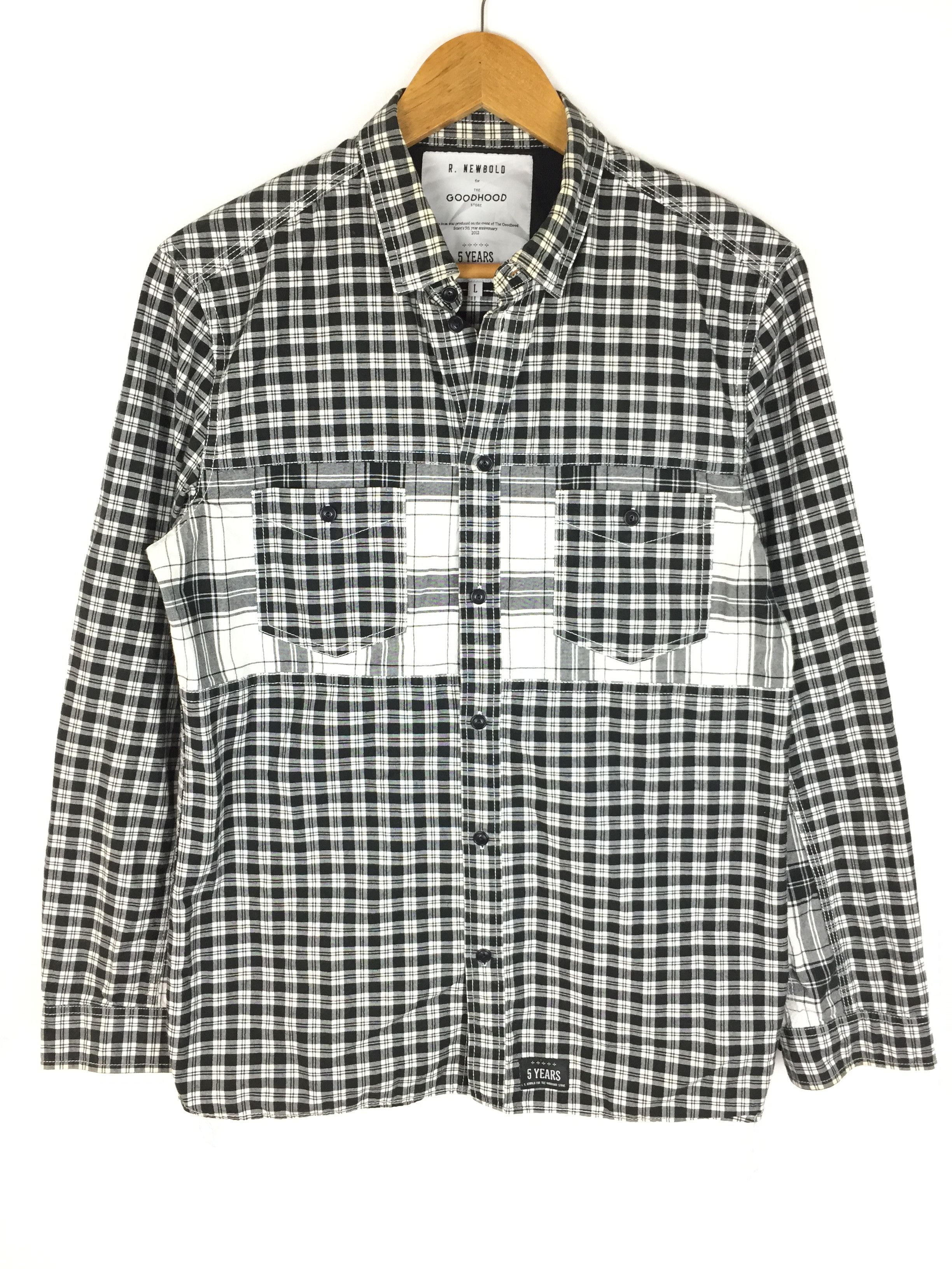 Goodhood AW12 Goodhood x R.Newbold patchwork button up Size US M / EU 48-50 / 2 - 2 Thumbnail