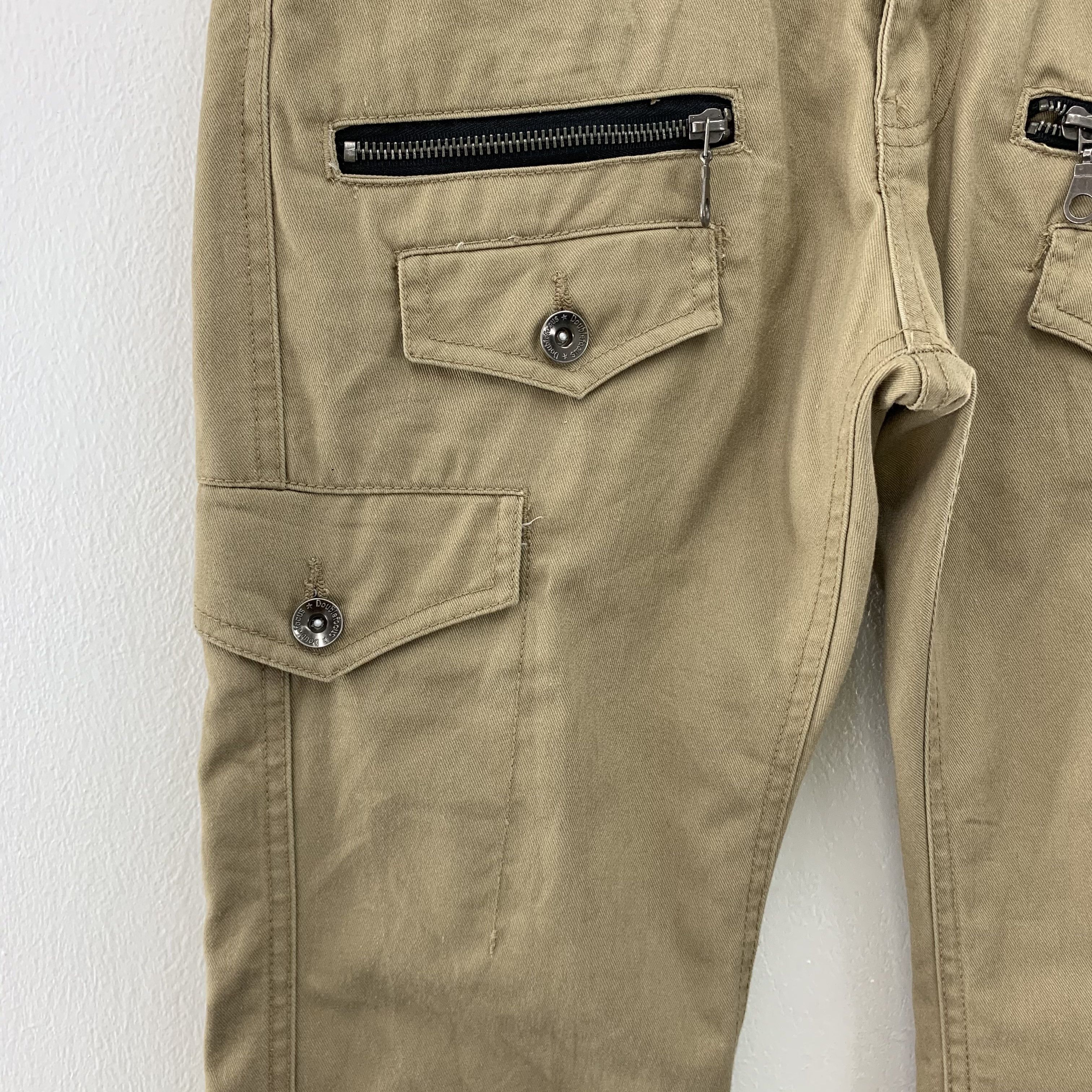 Double Focus Cargo Pants Double Waist Multipocket