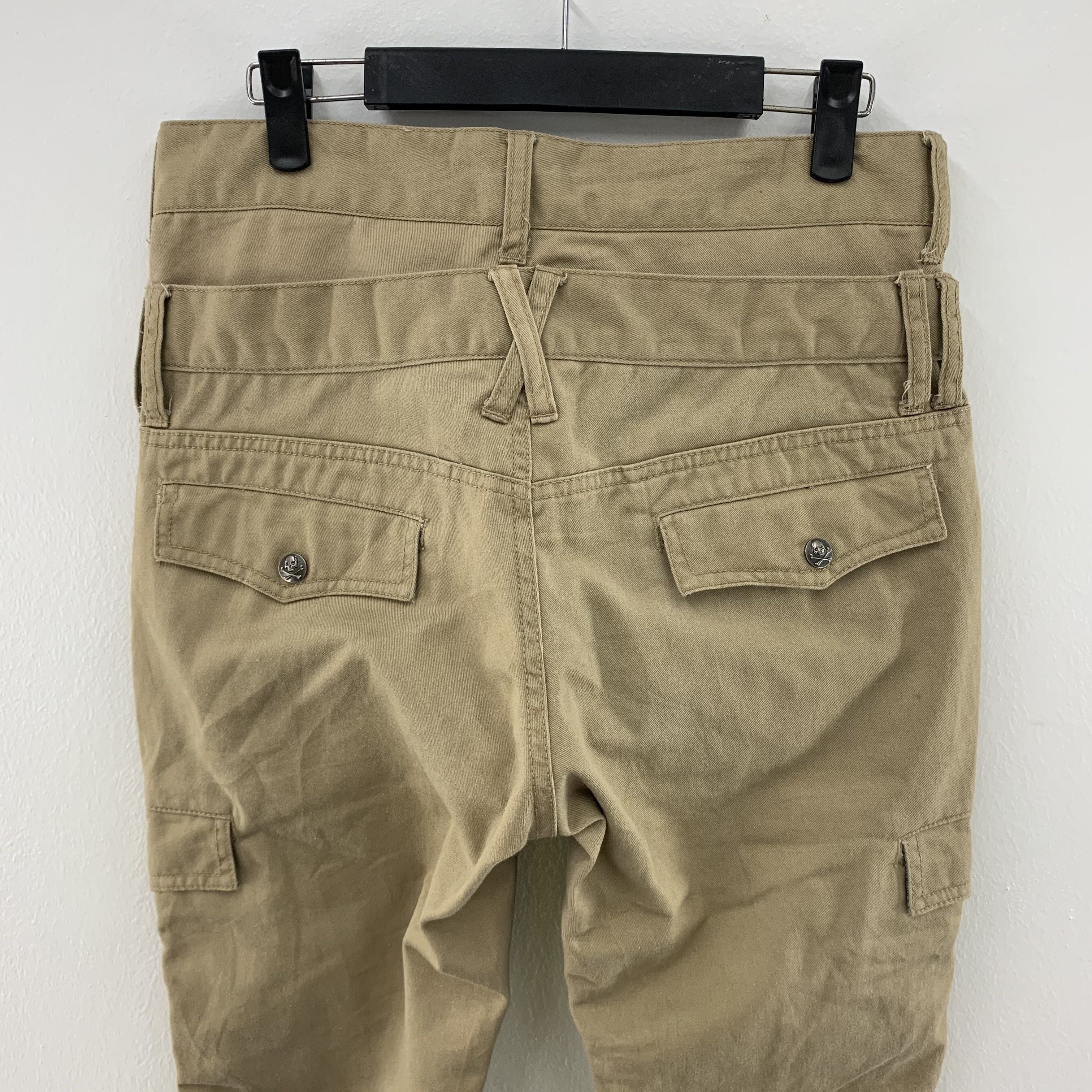 Double Focus Cargo Pants Double Waist Multipocket