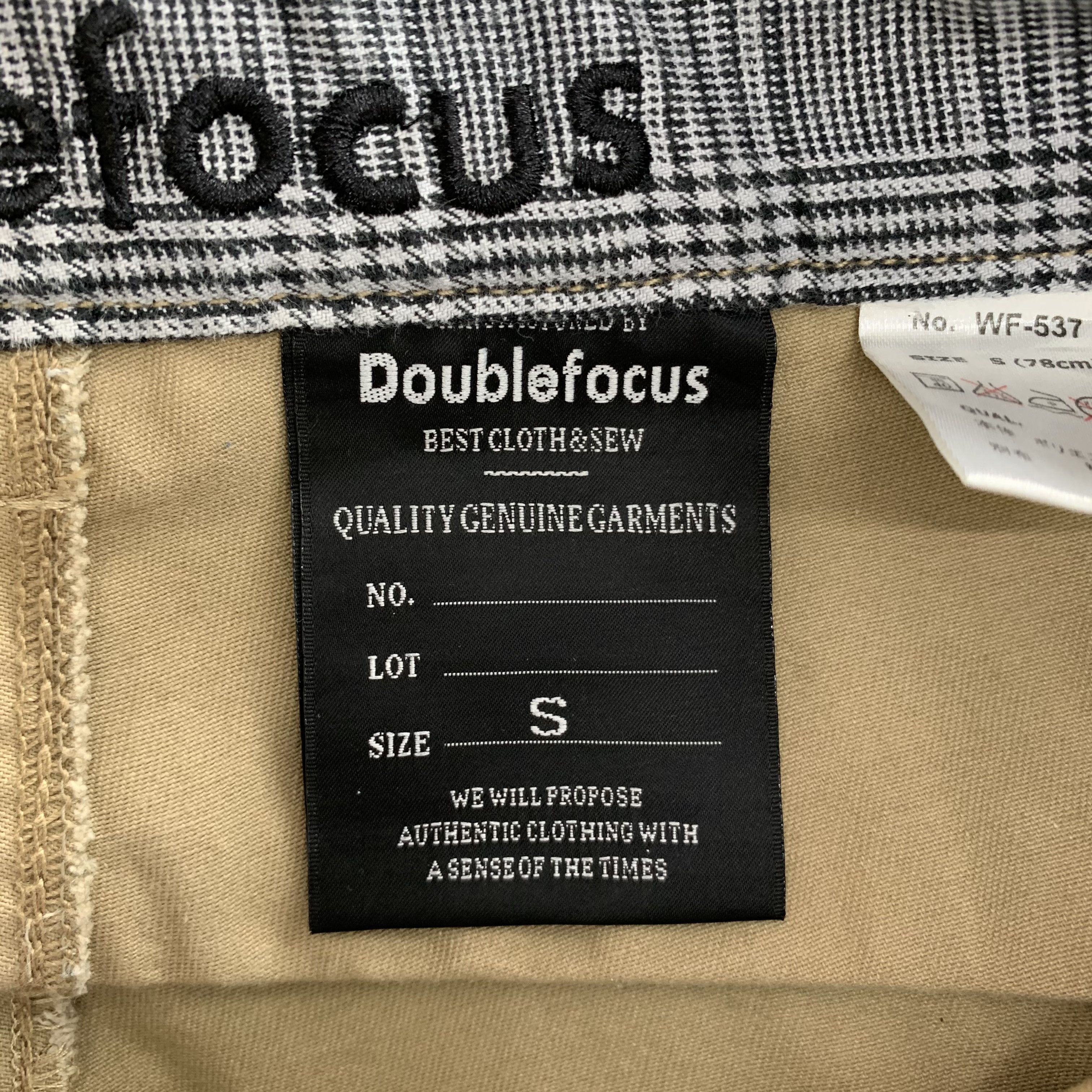 Double Focus Cargo Pants Double Waist Multipocket