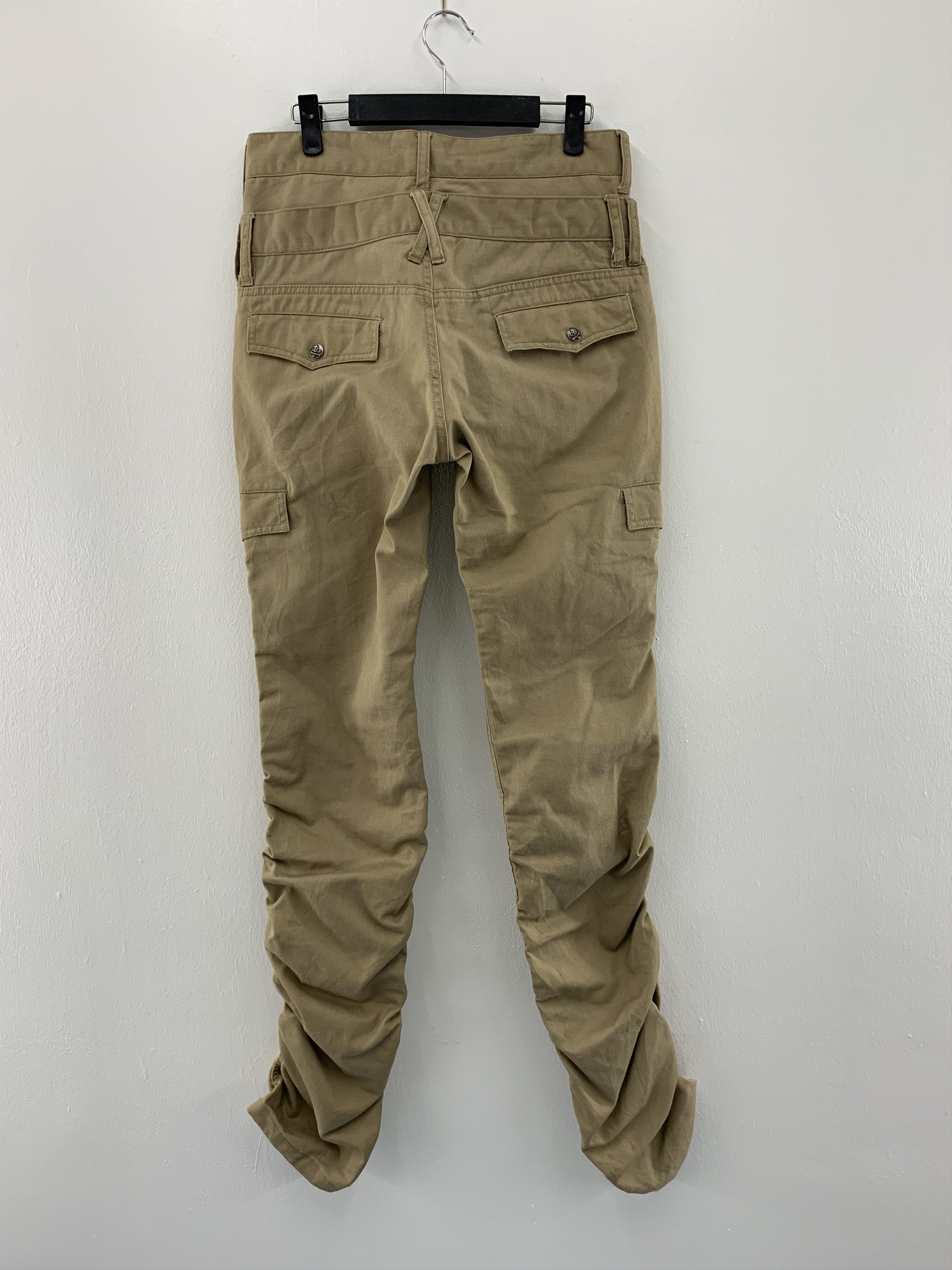 Double Focus Cargo Pants Double Waist Multipocket