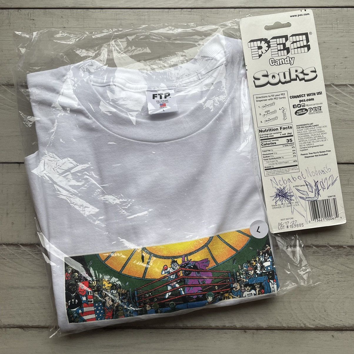 Fuck The Population FTP FiGHT NiGHT TEE Size US L / EU 52-54 / 3 - 3 Thumbnail