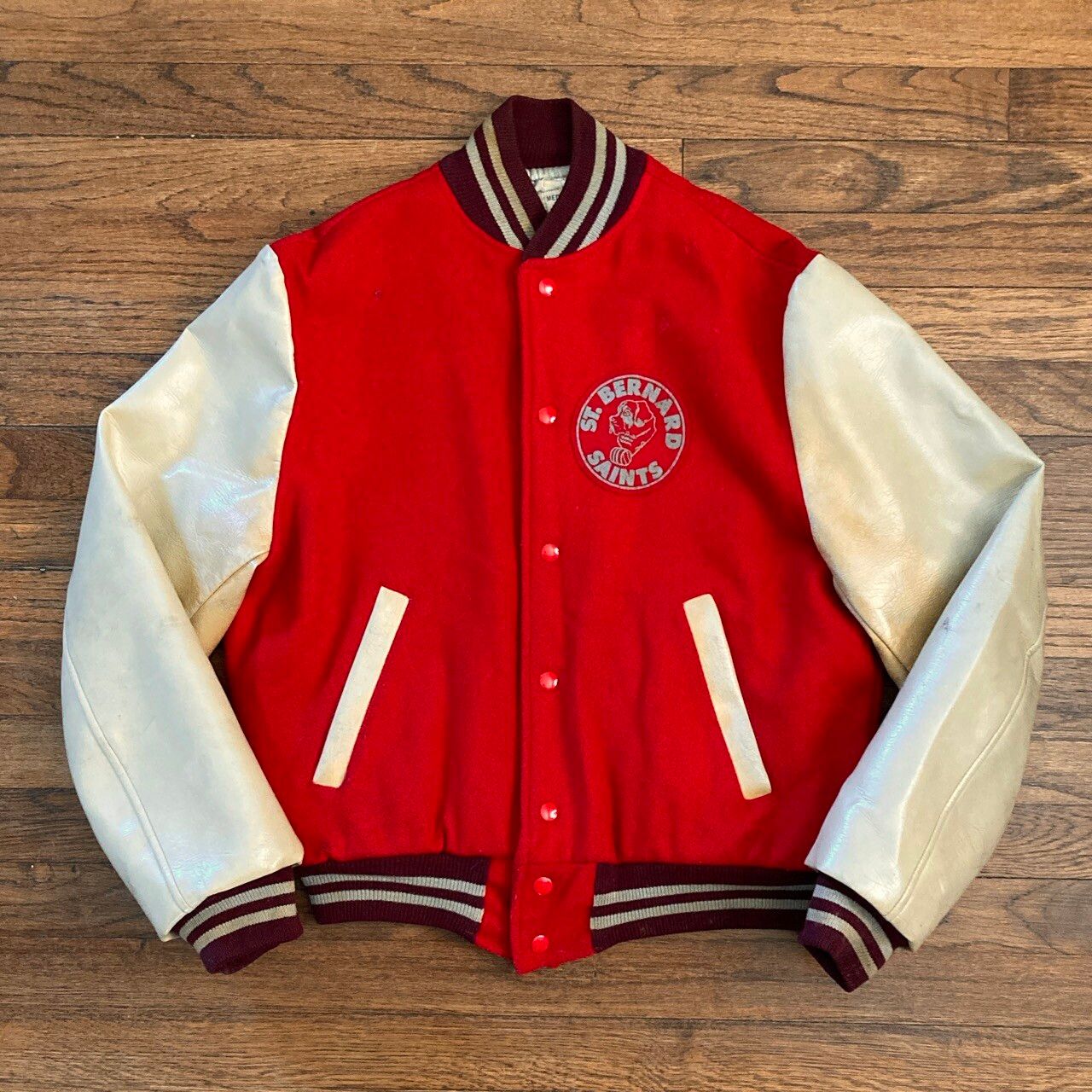 Vintage 1960’s Champion St. Bernard Saints letterman varsity jacket ...
