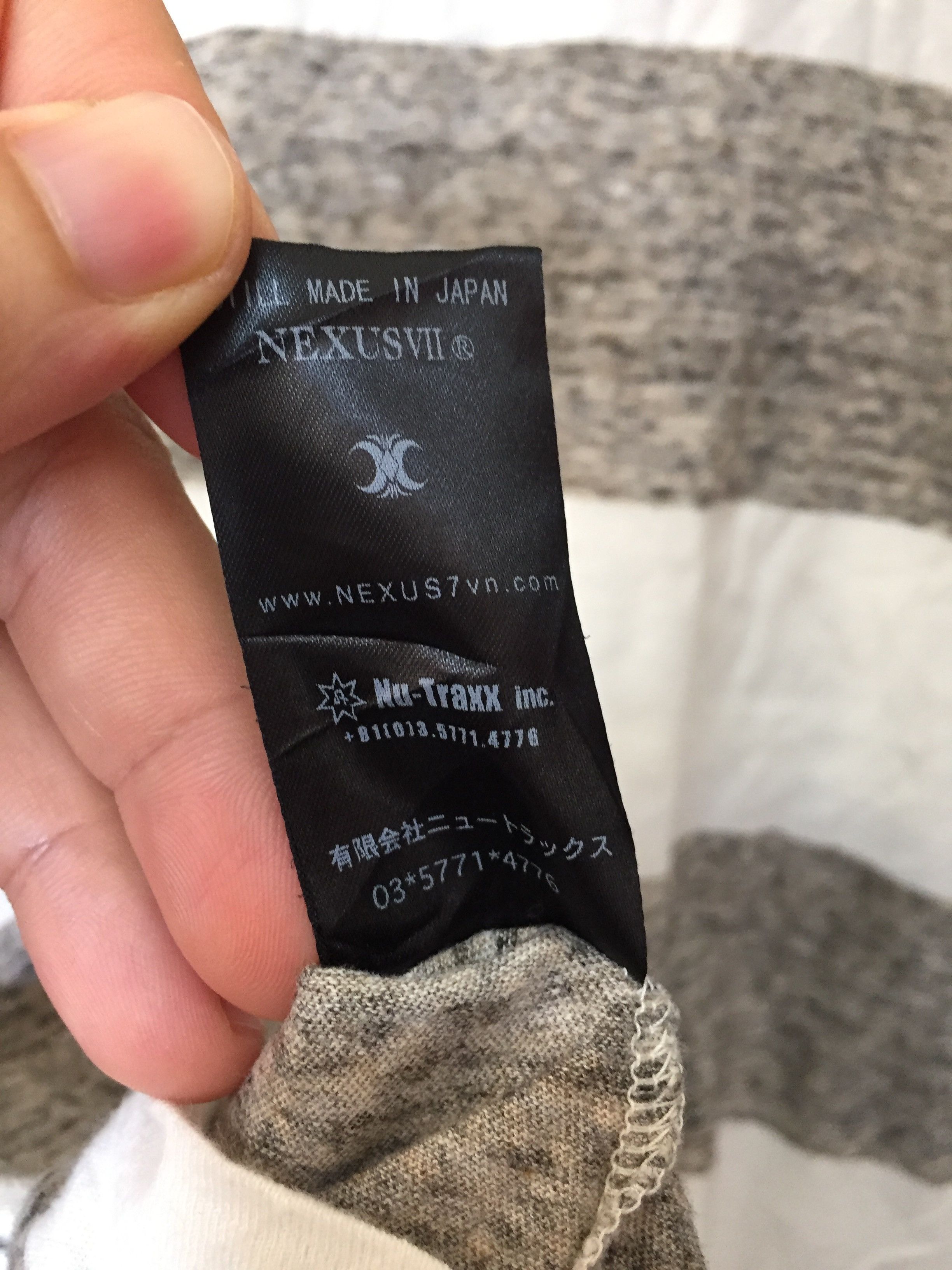 General Research × Japanese Brand × NEXUSVII Nexus Vii fat border experiment tee Size US M / EU 48-50 / 2 - 8 Thumbnail
