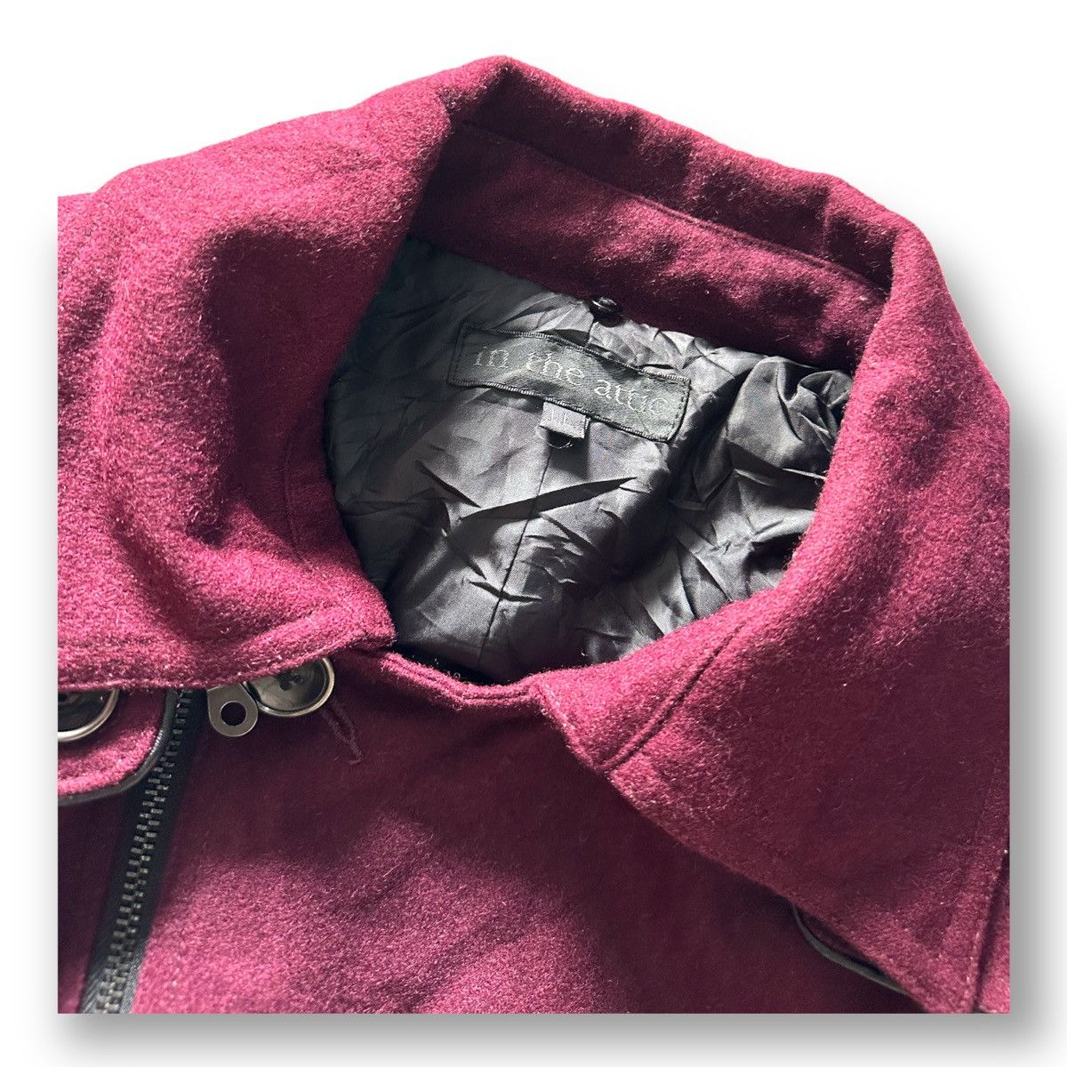 In The Attic × Japanese Brand 🔥BEST OFFER🔥IN THE ATTIC WOOL PEACOAT Size US L / EU 52-54 / 3 - 4 Thumbnail