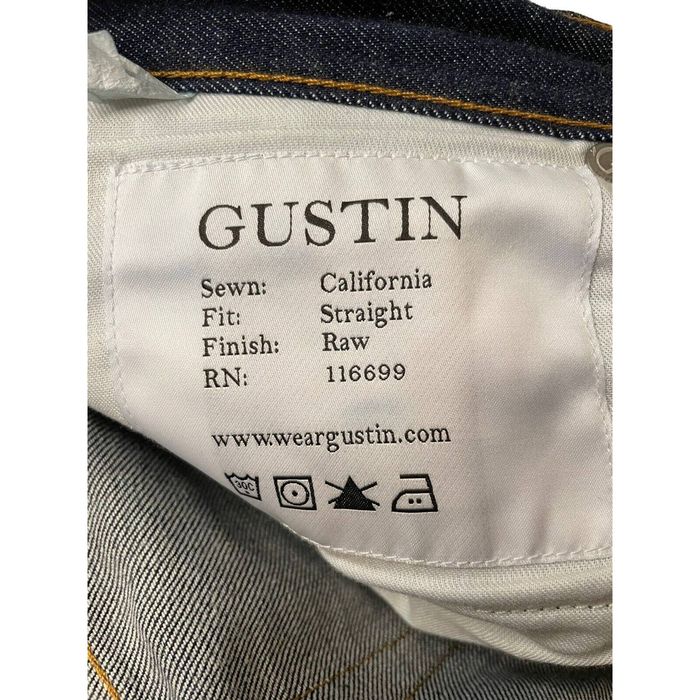 Gustin Gustin 172 Selvedge Jeans Straight Leg Heavy Denim Grailed
