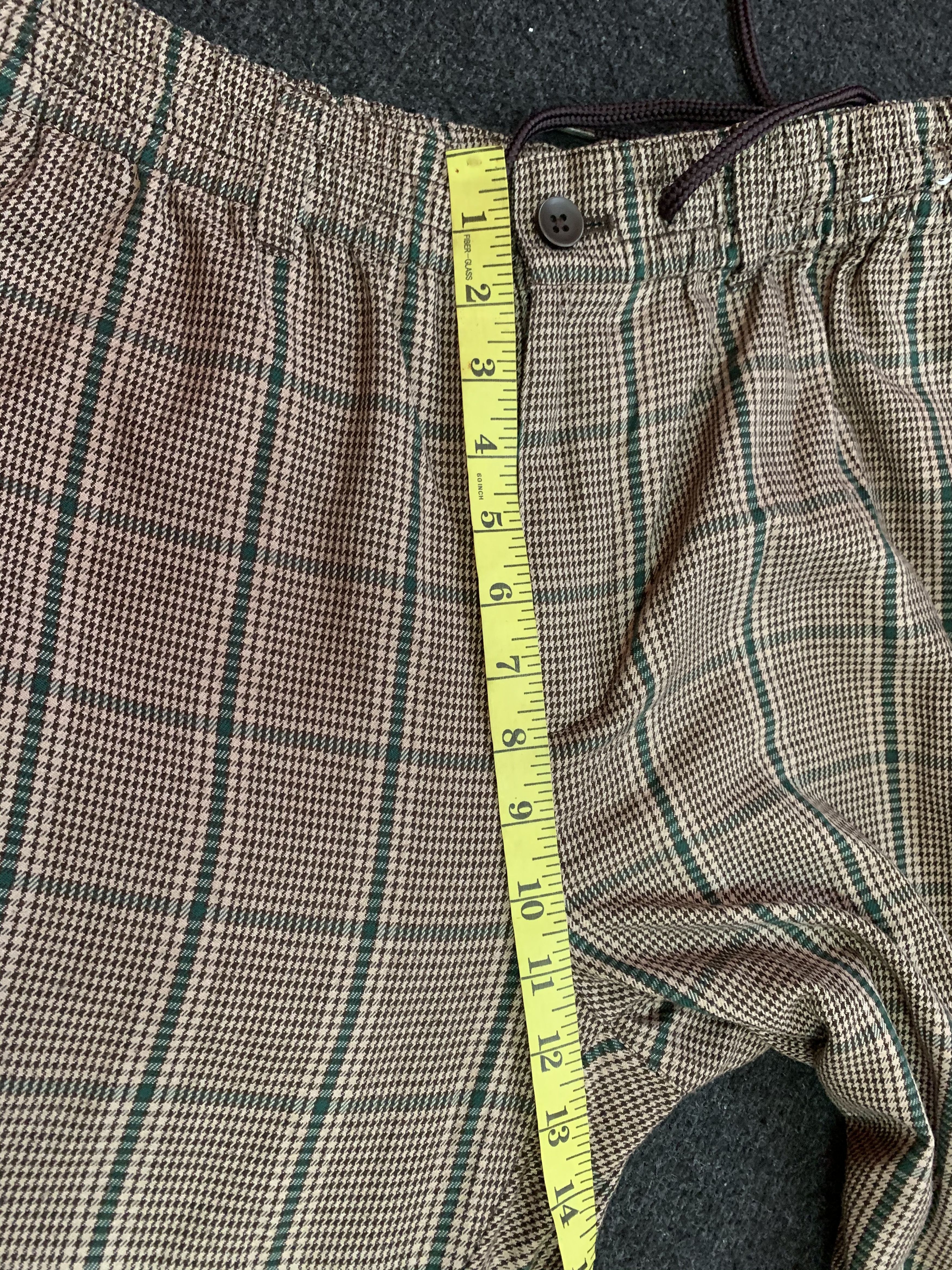 Japanese Brand 🔥United Aviation Checkered Plaid Long Pants Size US 31 - 15 Thumbnail