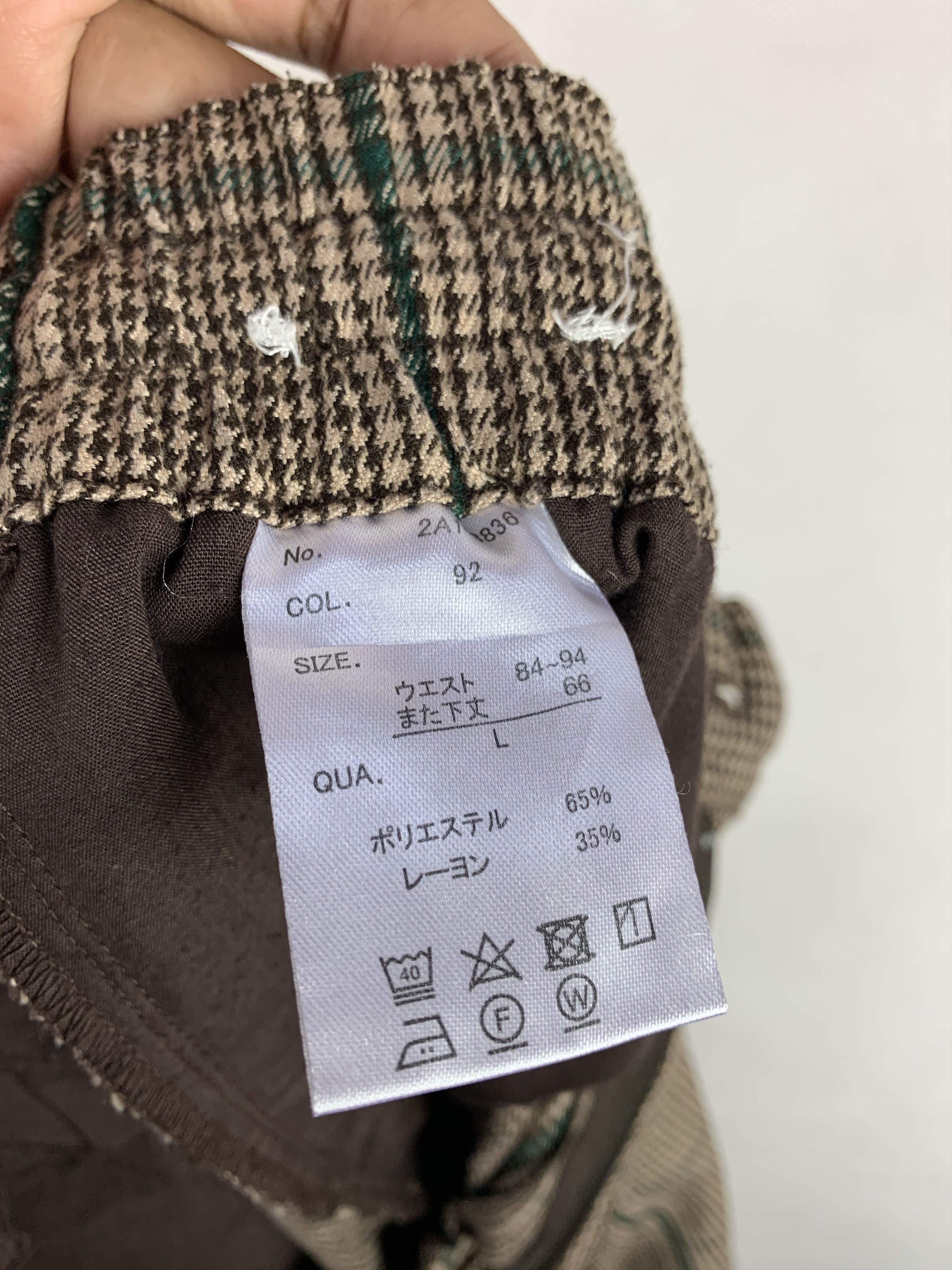Japanese Brand 🔥United Aviation Checkered Plaid Long Pants Size US 31 - 11 Thumbnail