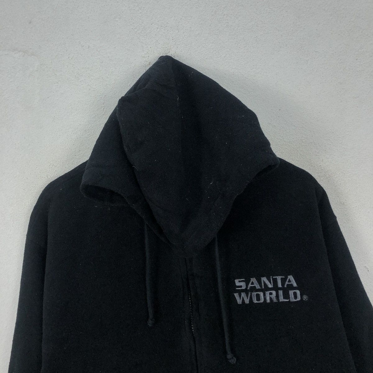 Japanese Brand × Vintage Santaworld Big Logo Zip Up Hoodie Size US L / EU 52-54 / 3 - 3 Thumbnail