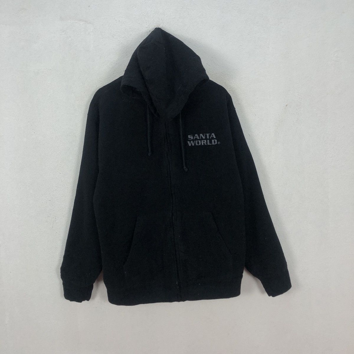 Japanese Brand × Vintage Santaworld Big Logo Zip Up Hoodie Size US L / EU 52-54 / 3 - 2 Thumbnail