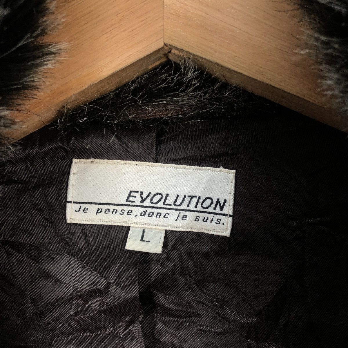 Japanese Brand Evolution Faux Fur Size L / US 10 / IT 46 - 4 Thumbnail