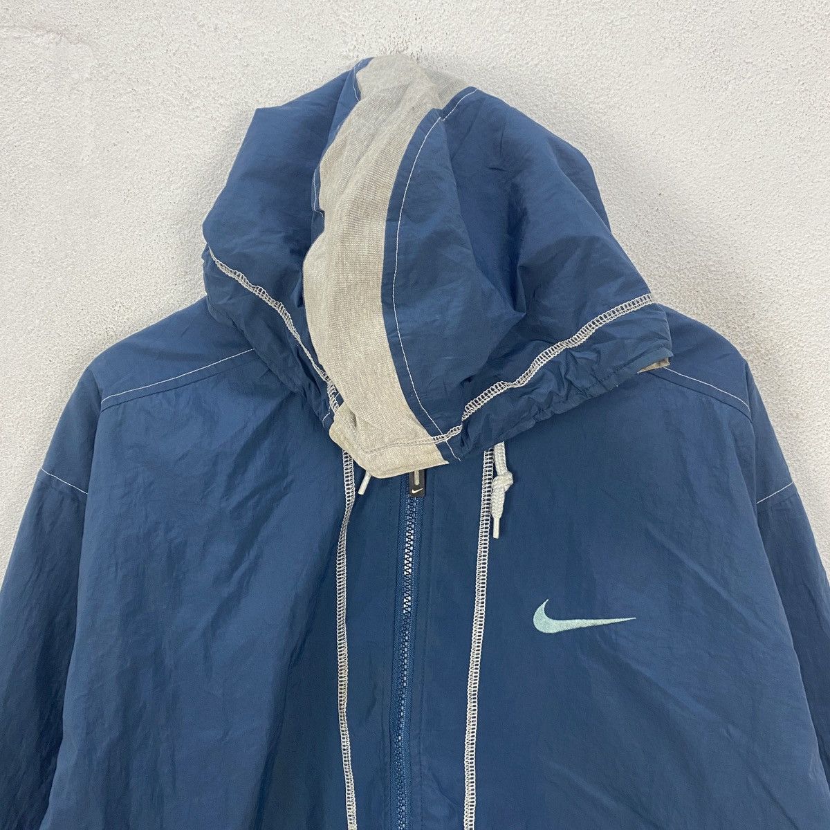 Nike × Vintage Vintage Nike Hoodie Sweater Big Logo Size US L / EU 52-54 / 3 - 2 Thumbnail
