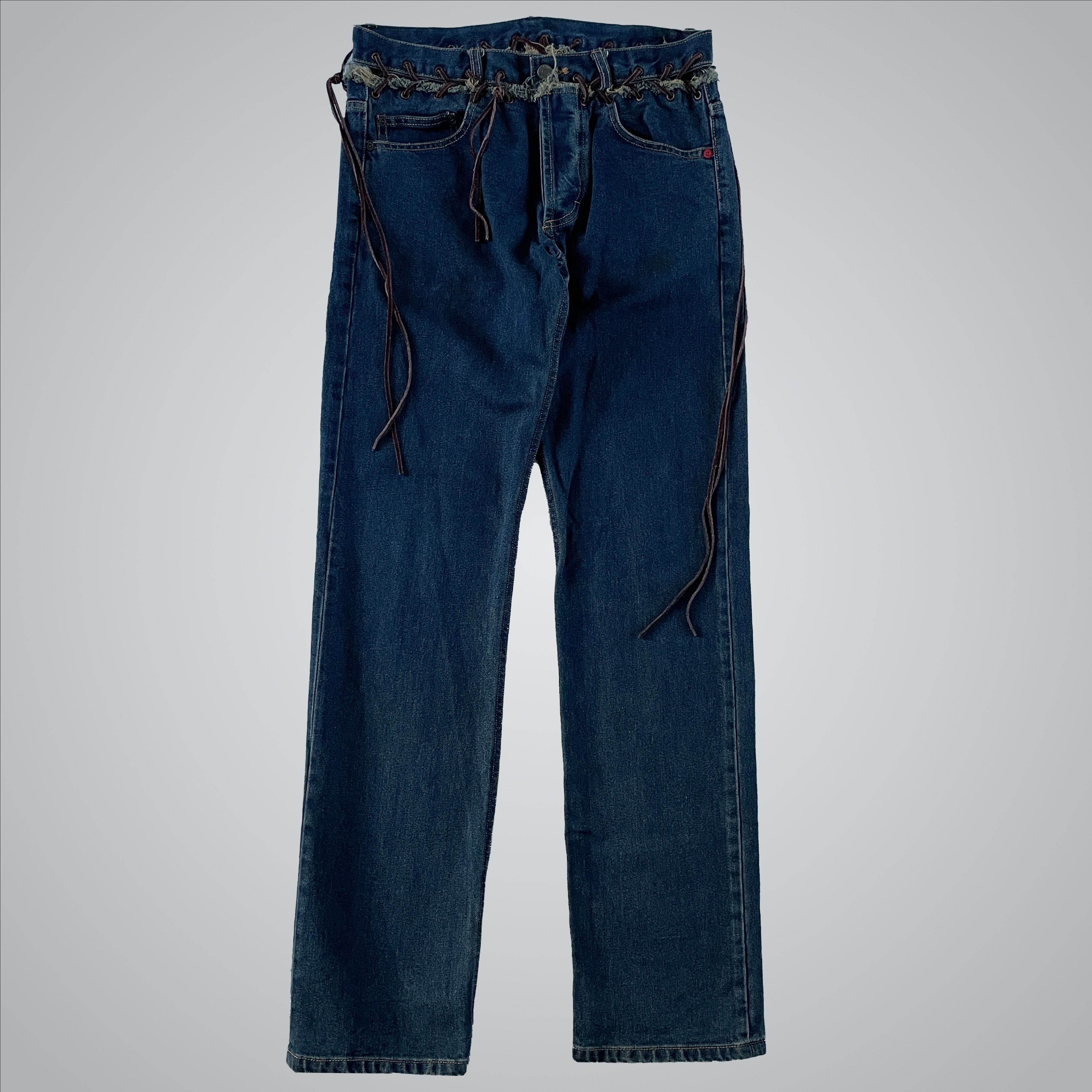 Casely-Hayford Joe Casely Hayford Lacing Jeans (90s) Size US 30 / EU 46 - 1 Thumbnail