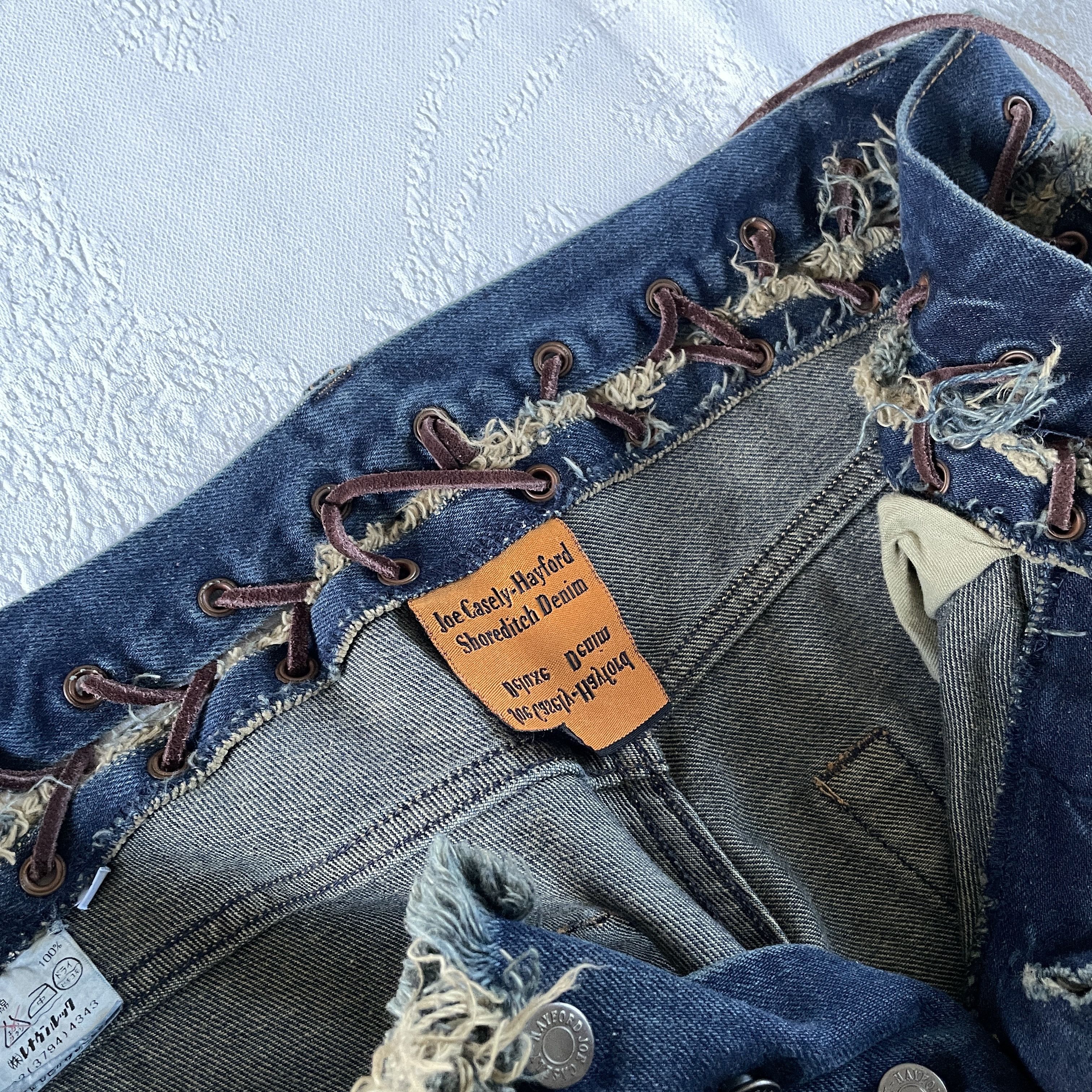 Casely-Hayford Joe Casely Hayford Lacing Jeans (90s) Size US 30 / EU 46 - 6 Thumbnail