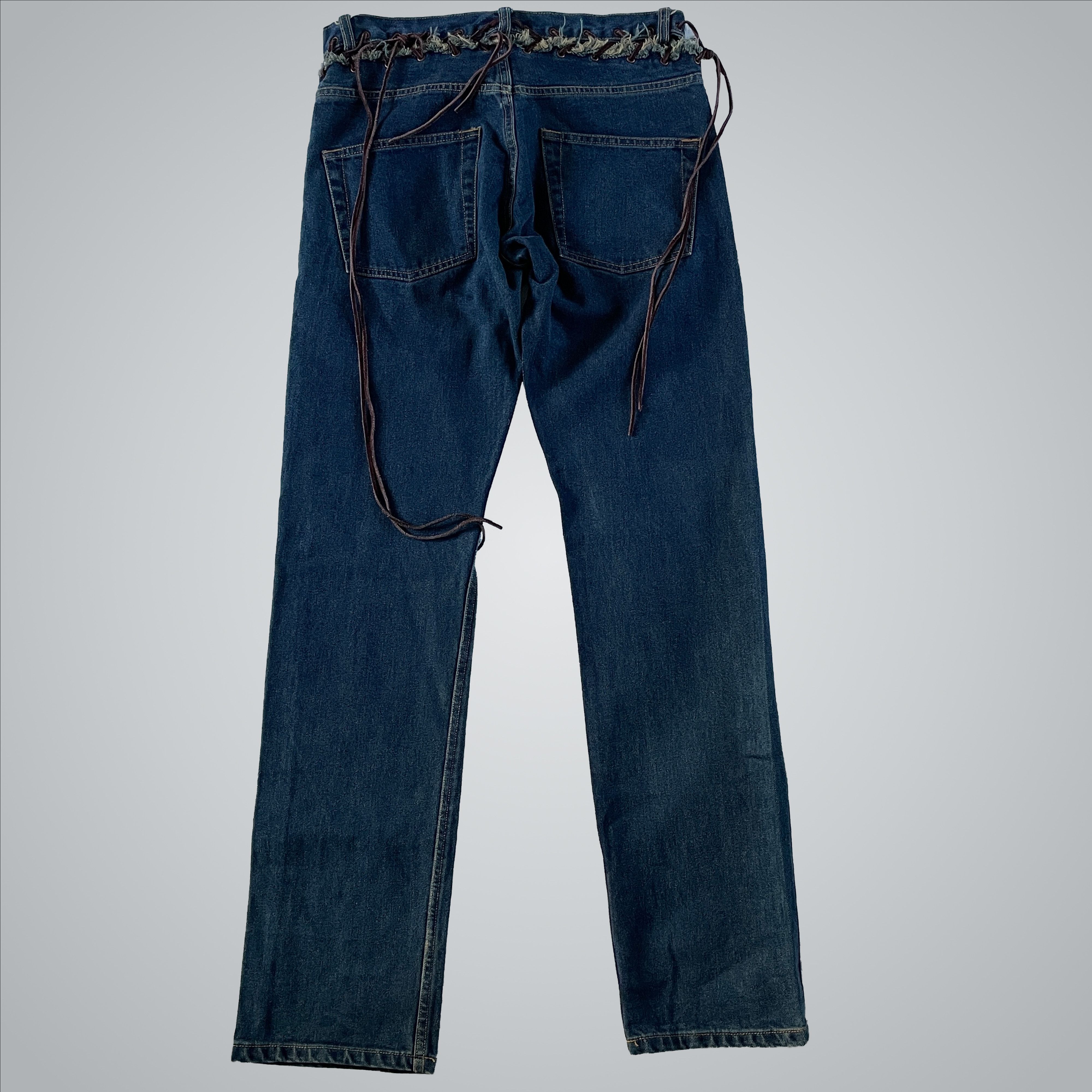 Casely-Hayford Joe Casely Hayford Lacing Jeans (90s) Size US 30 / EU 46 - 3 Thumbnail