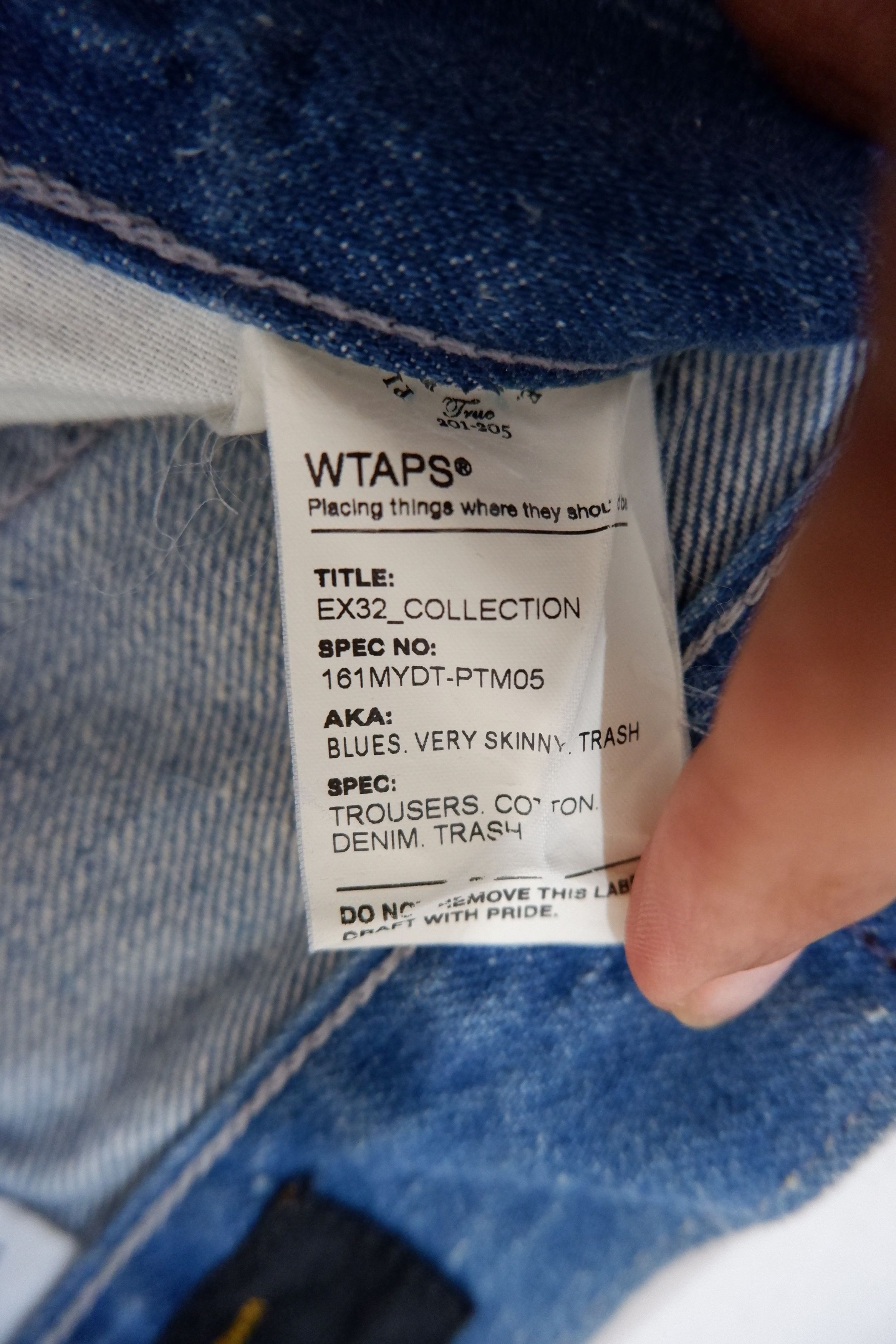 Wtaps AW/2016 WTAPS - Made in Usa Very Skinny Trash Denim Size US 28 / EU 44 - 9 Thumbnail