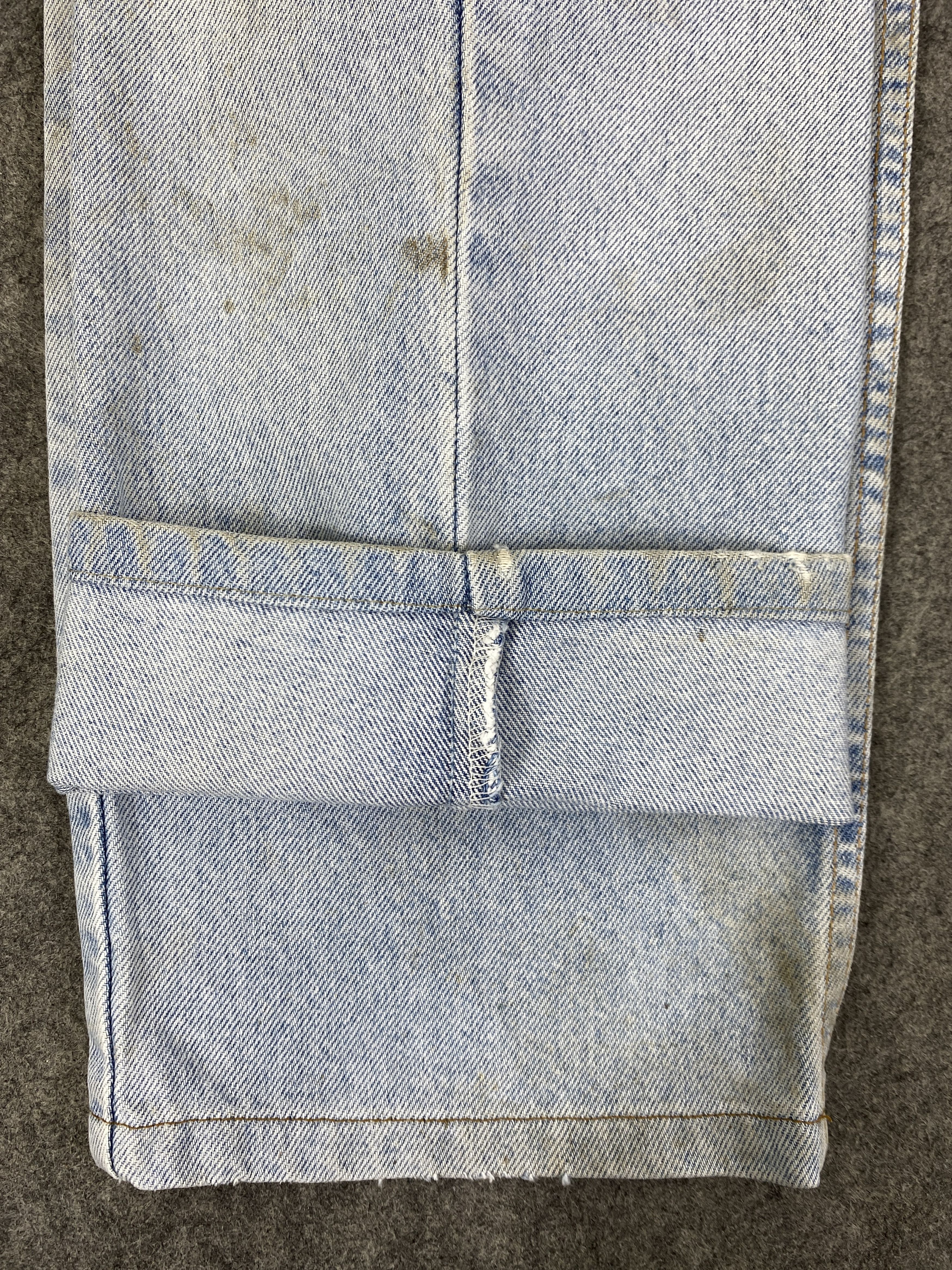Levi's Light Blue Wash Vintage Levis 610 Orange Tab 31x28 - JN3230 Size US 31 - 11 Thumbnail