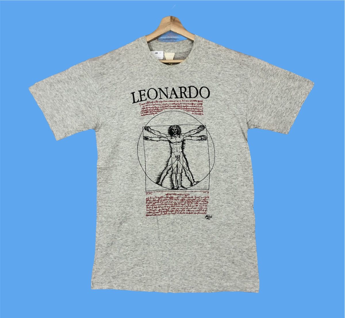 Vintage Leonardo Att design T Shirt M Size