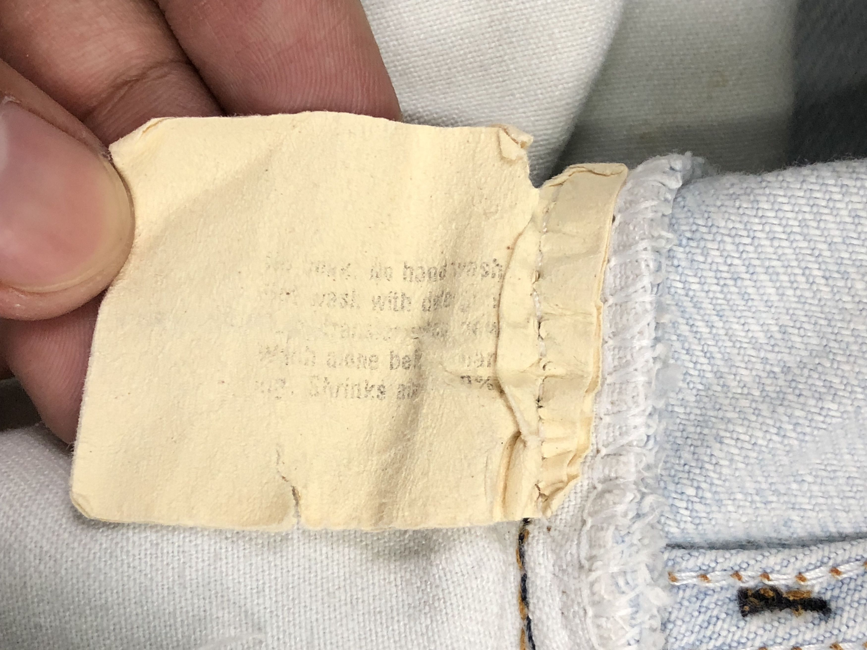 Levi's Vintage 80s Levis 501 Light Wash Jeans DP1600 Size US 30 / EU 46 - 6 Thumbnail