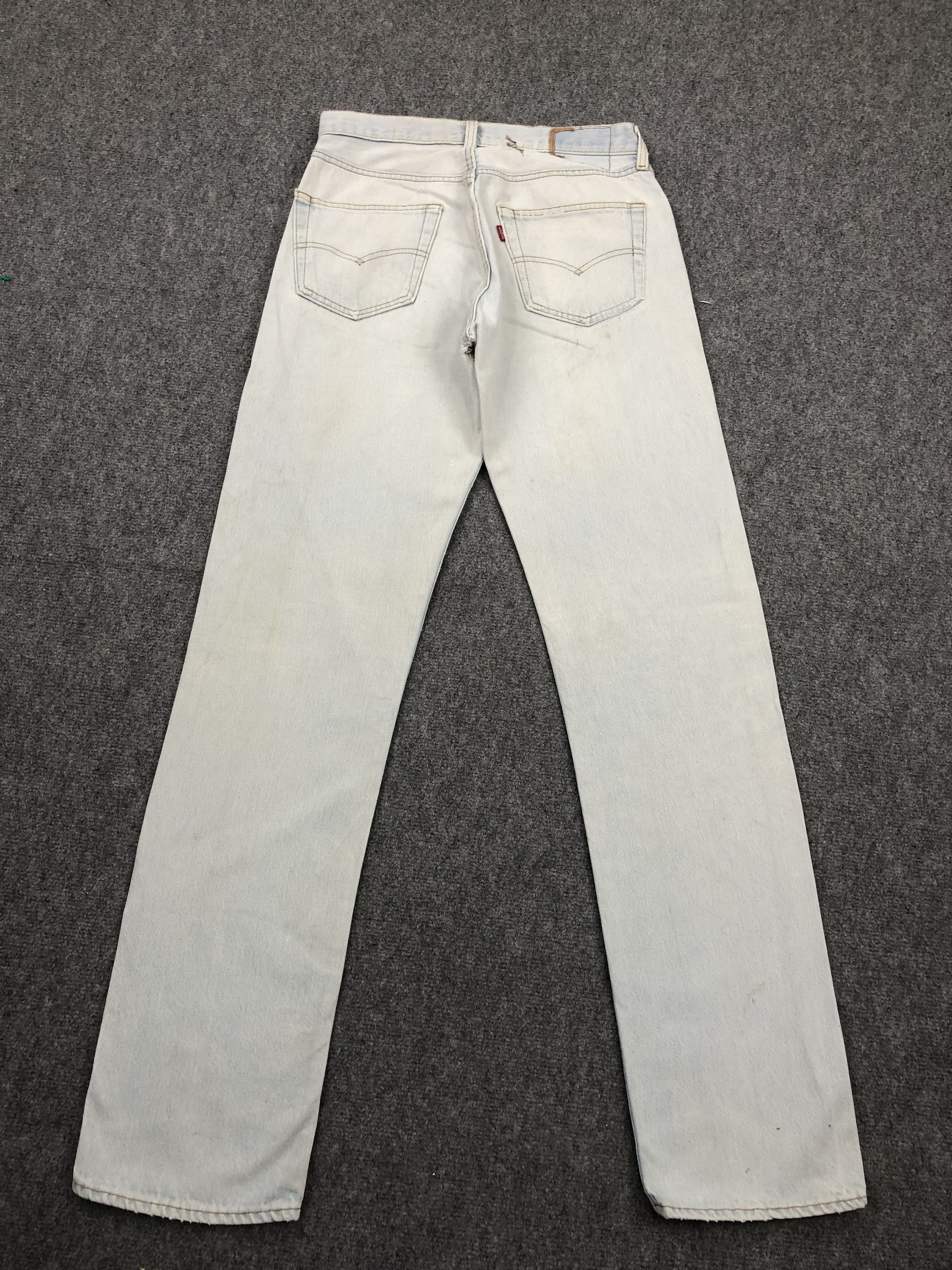 Levi's Vintage 80s Levis 501 Light Wash Jeans DP1600 Size US 30 / EU 46 - 3 Thumbnail