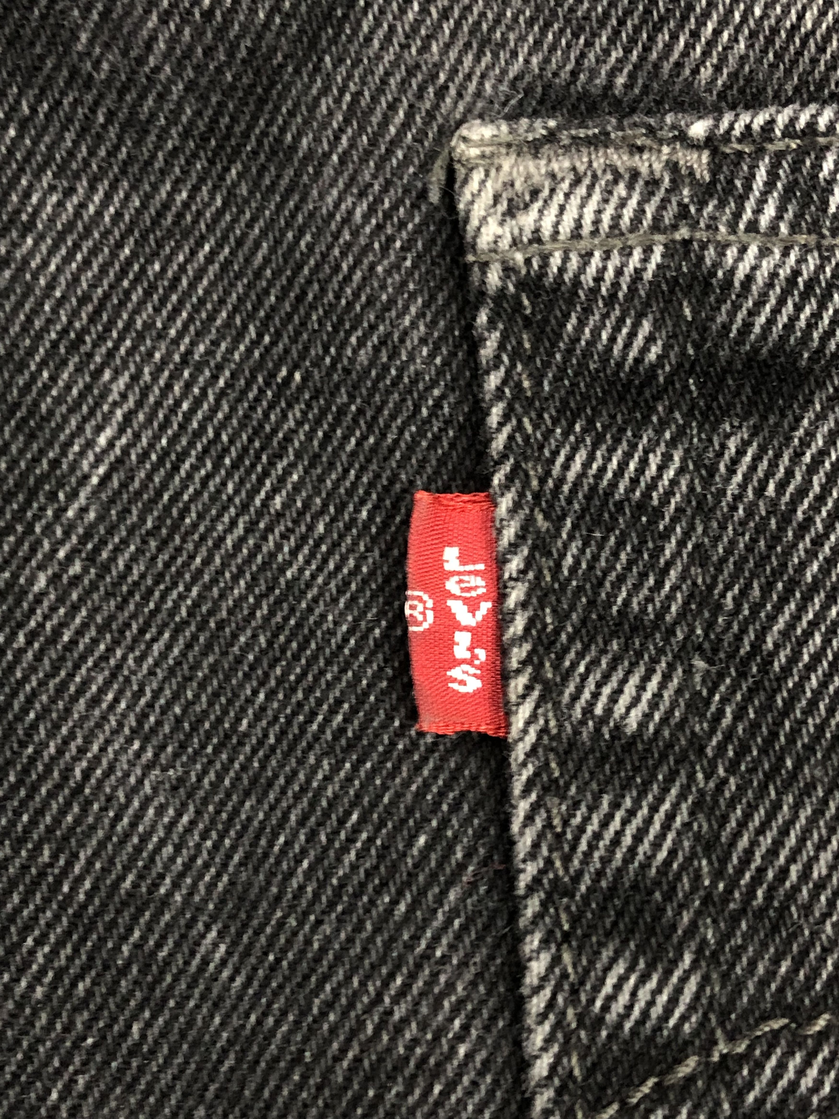 Levi's Faded Black Vintage Levis 505 Jeans DP1597 Size US 30 / EU 46 - 6 Thumbnail