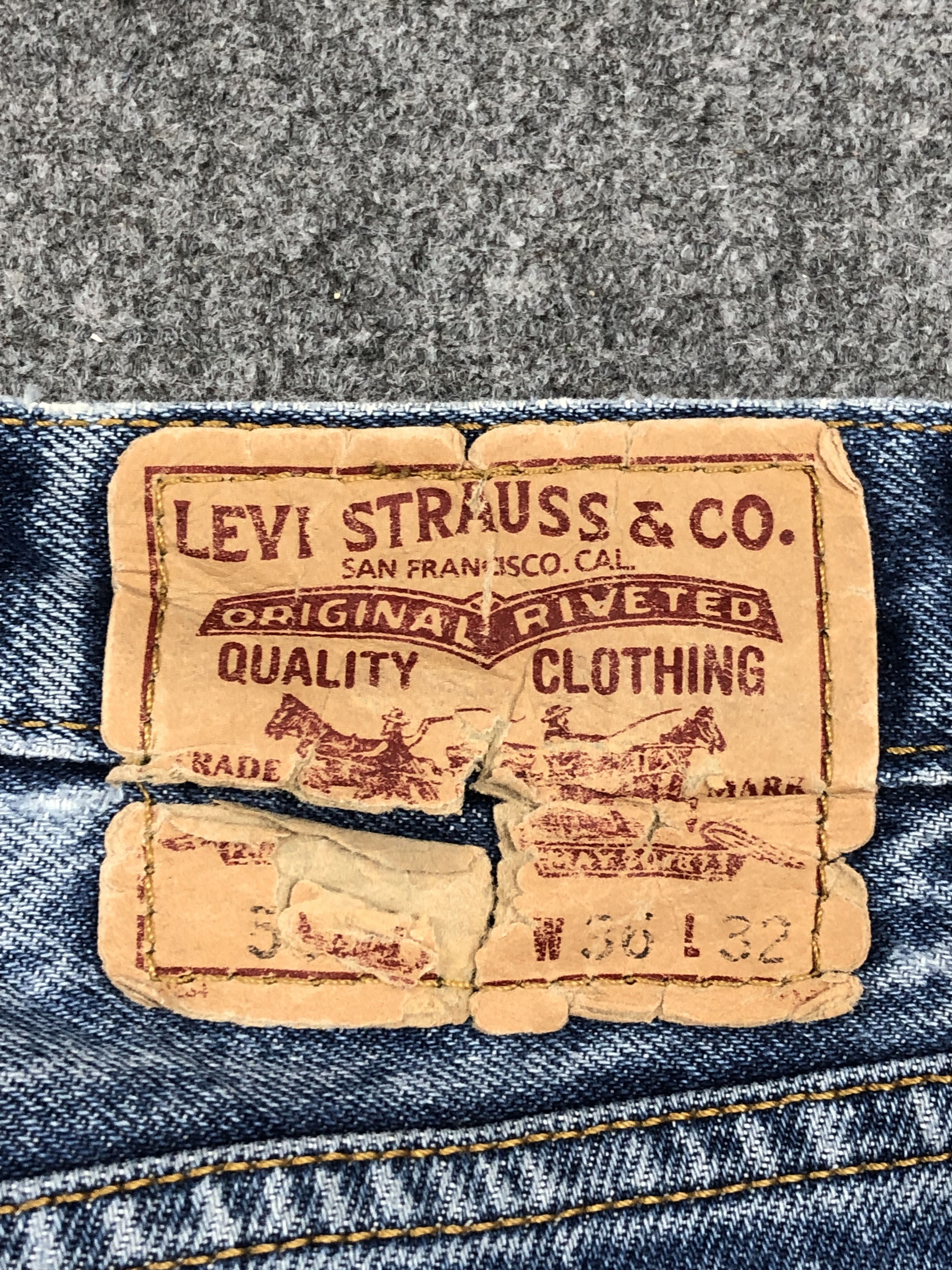 Levi's Faded Blue Vintage Levis 505 Jeans DP1603 Size US 37 - 5 Thumbnail