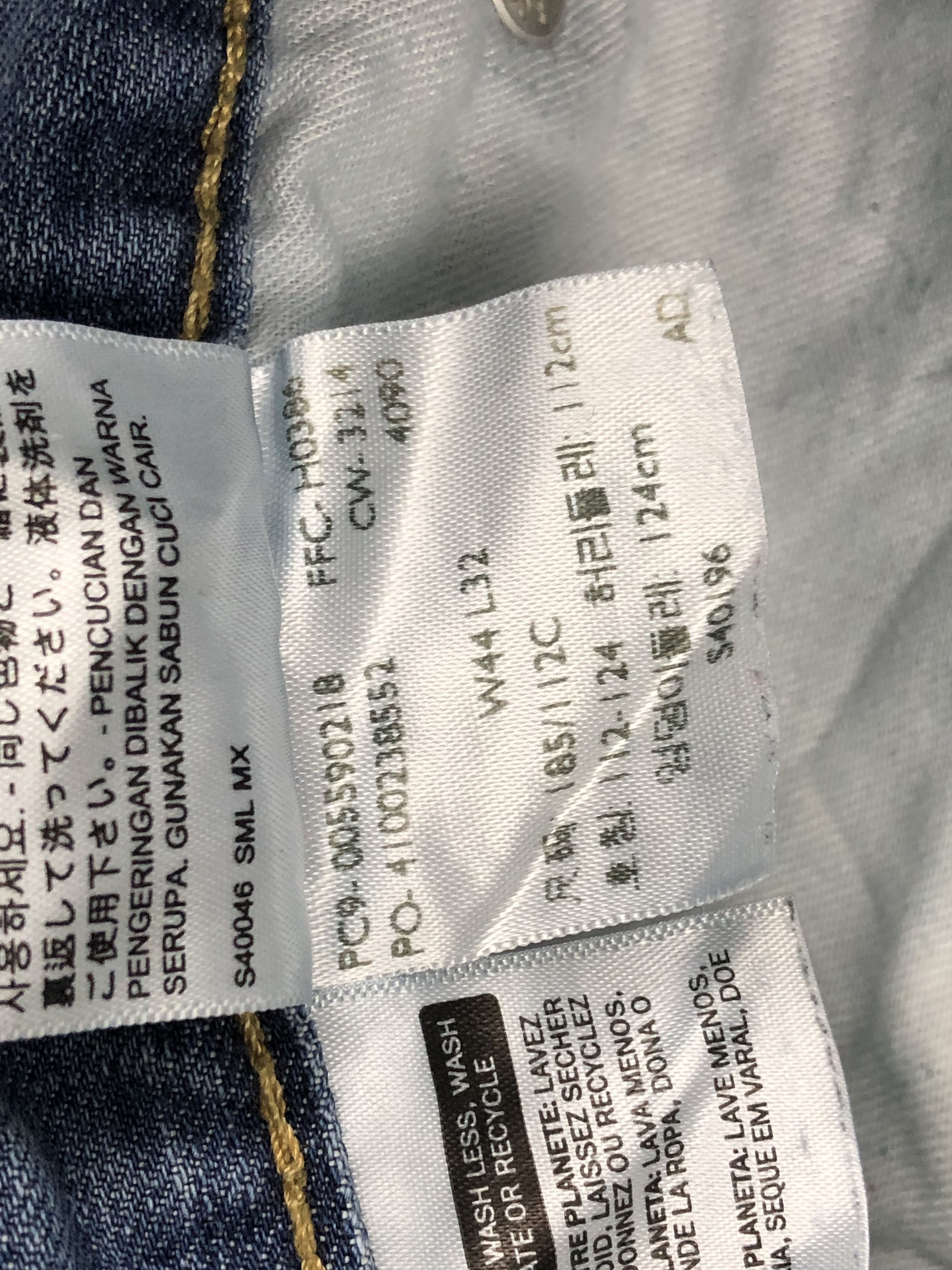 Levi's Vintage Levis 559 Faded Blue Denim DP1614 Size US 44 / EU 60 - 12 Thumbnail
