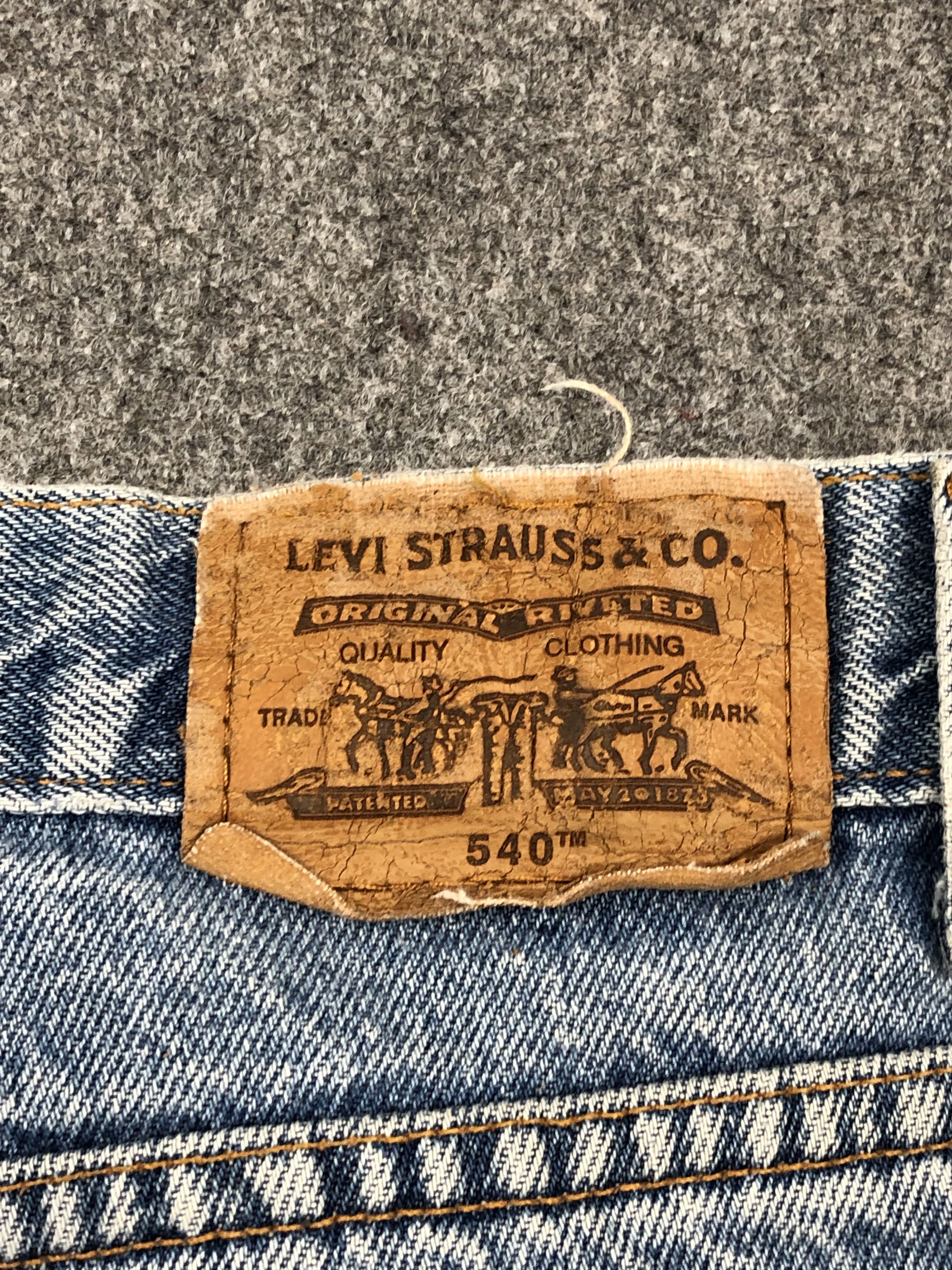 Levi's Vintage 90s Levis 540 Faded Blue Jeans DP1618 Size US 36 / EU 52 - 5 Thumbnail