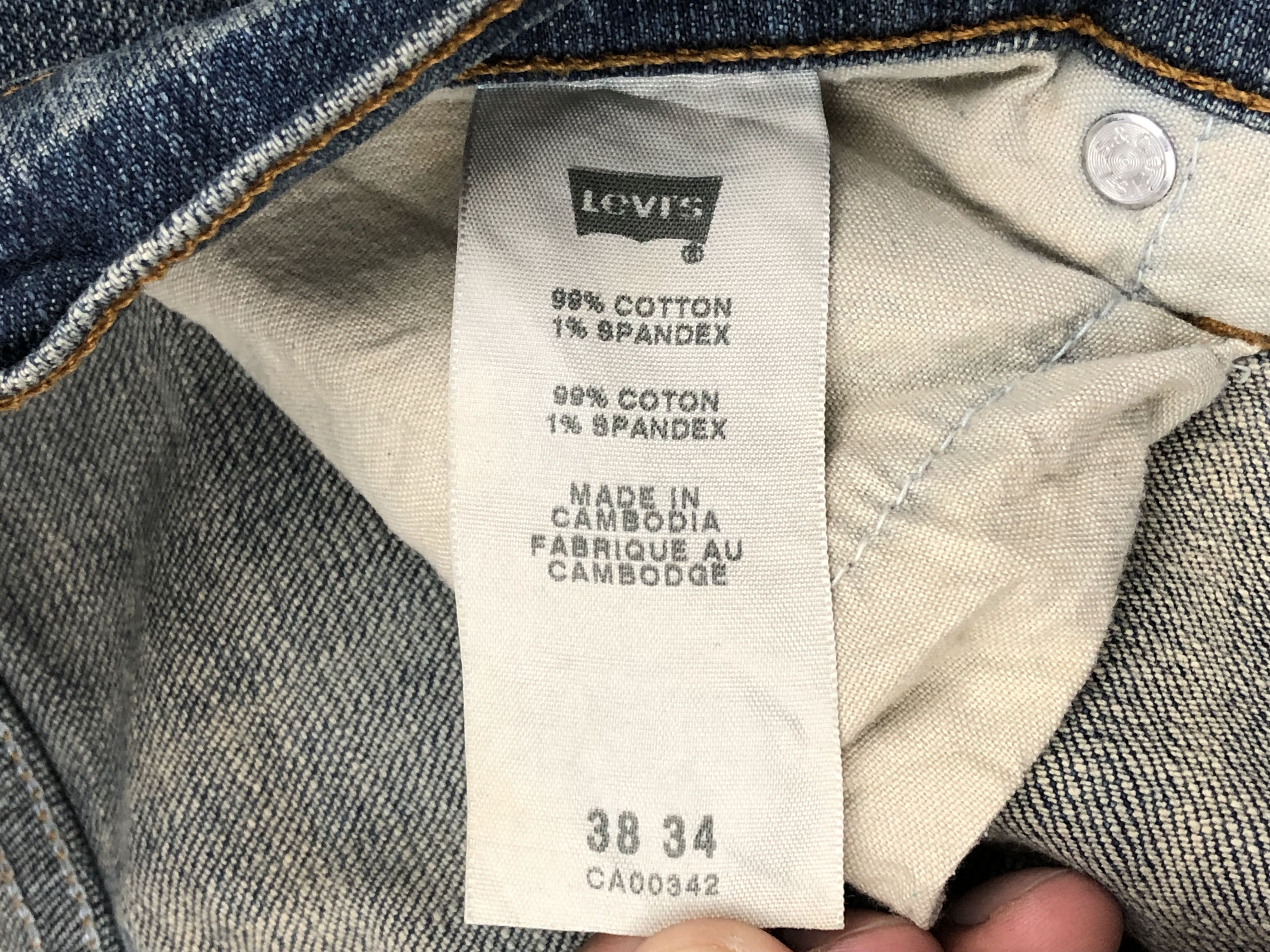 Levi's Vintage Levis 559 Faded Blue Jeans DP1607 Size US 38 / EU 54 - 7 Thumbnail