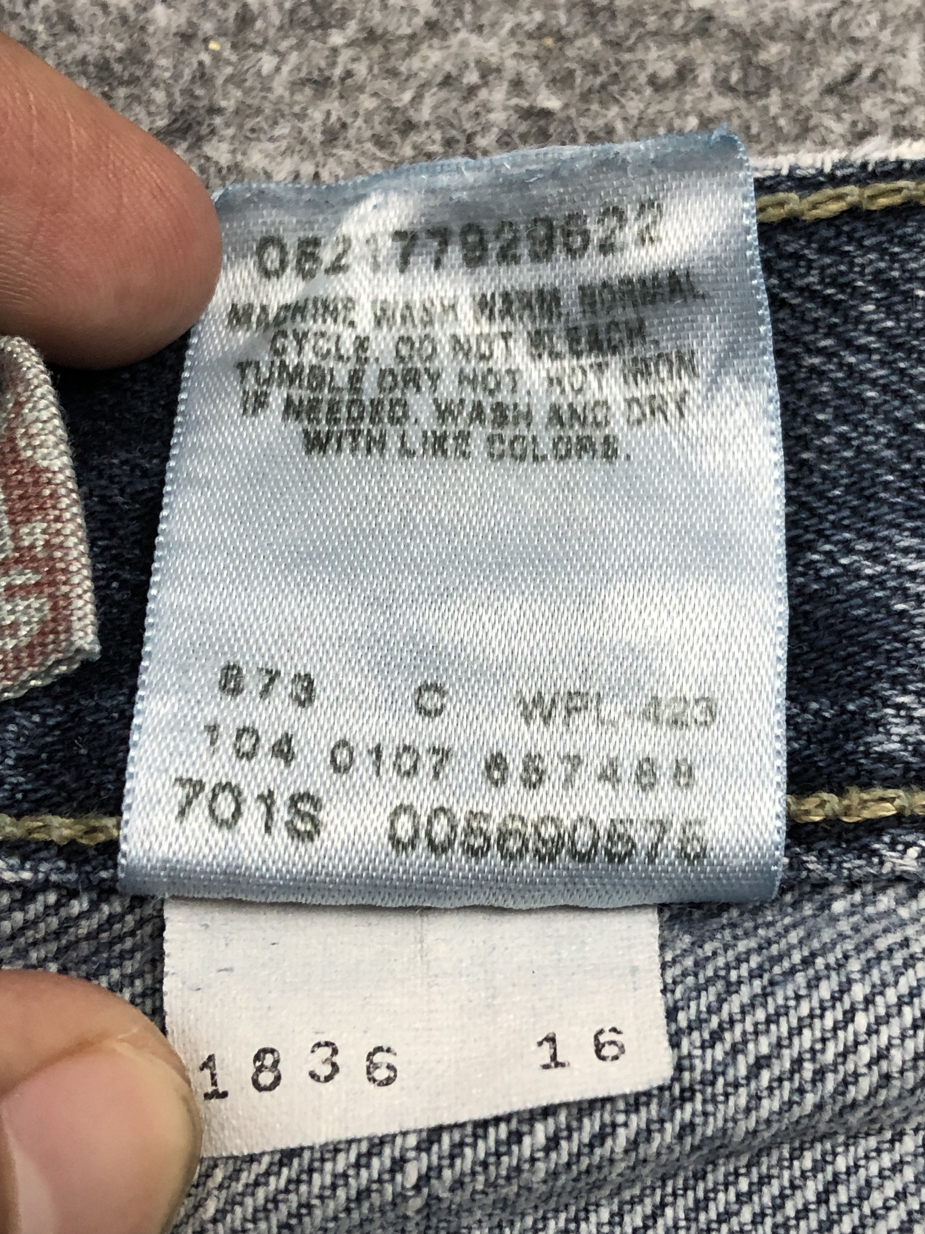 Levi's × Vintage Vintage Levis 569 Faded Blue Jeans DP1605 Size US 34 / EU 50 - 8 Thumbnail