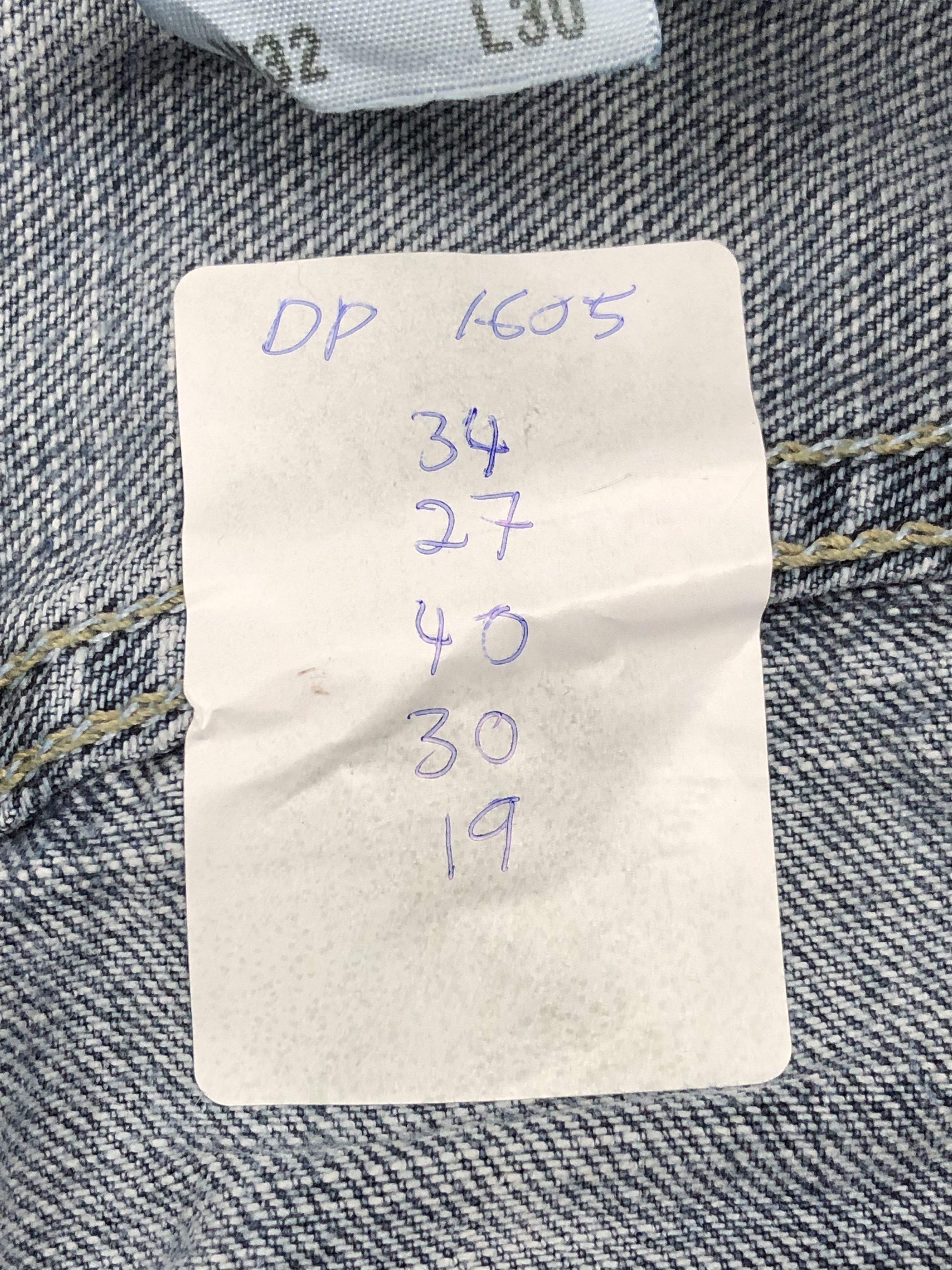 Levi's × Vintage Vintage Levis 569 Faded Blue Jeans DP1605 Size US 34 / EU 50 - 14 Thumbnail