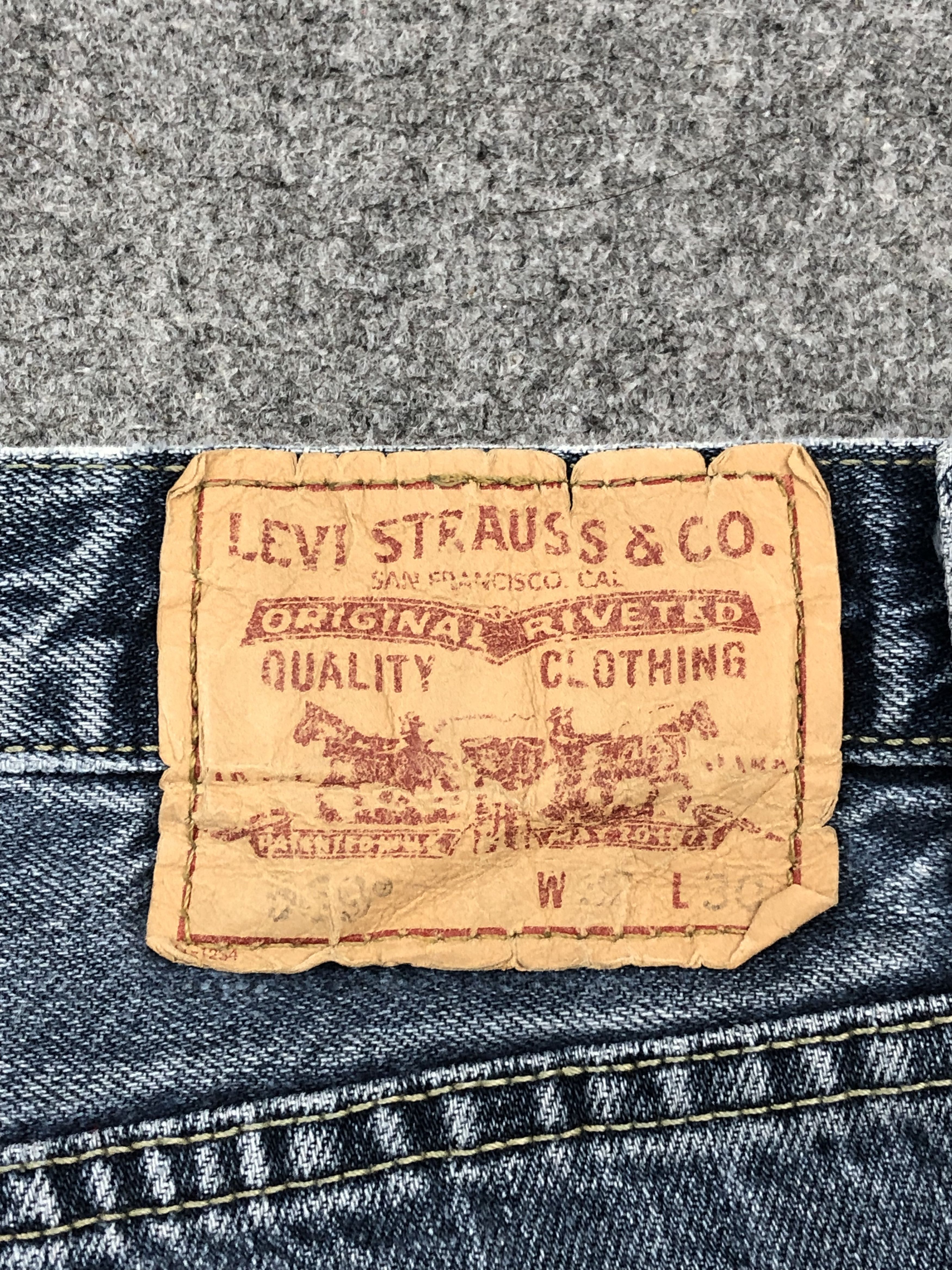 Levi's × Vintage Vintage Levis 569 Faded Blue Jeans DP1605 Size US 34 / EU 50 - 5 Thumbnail