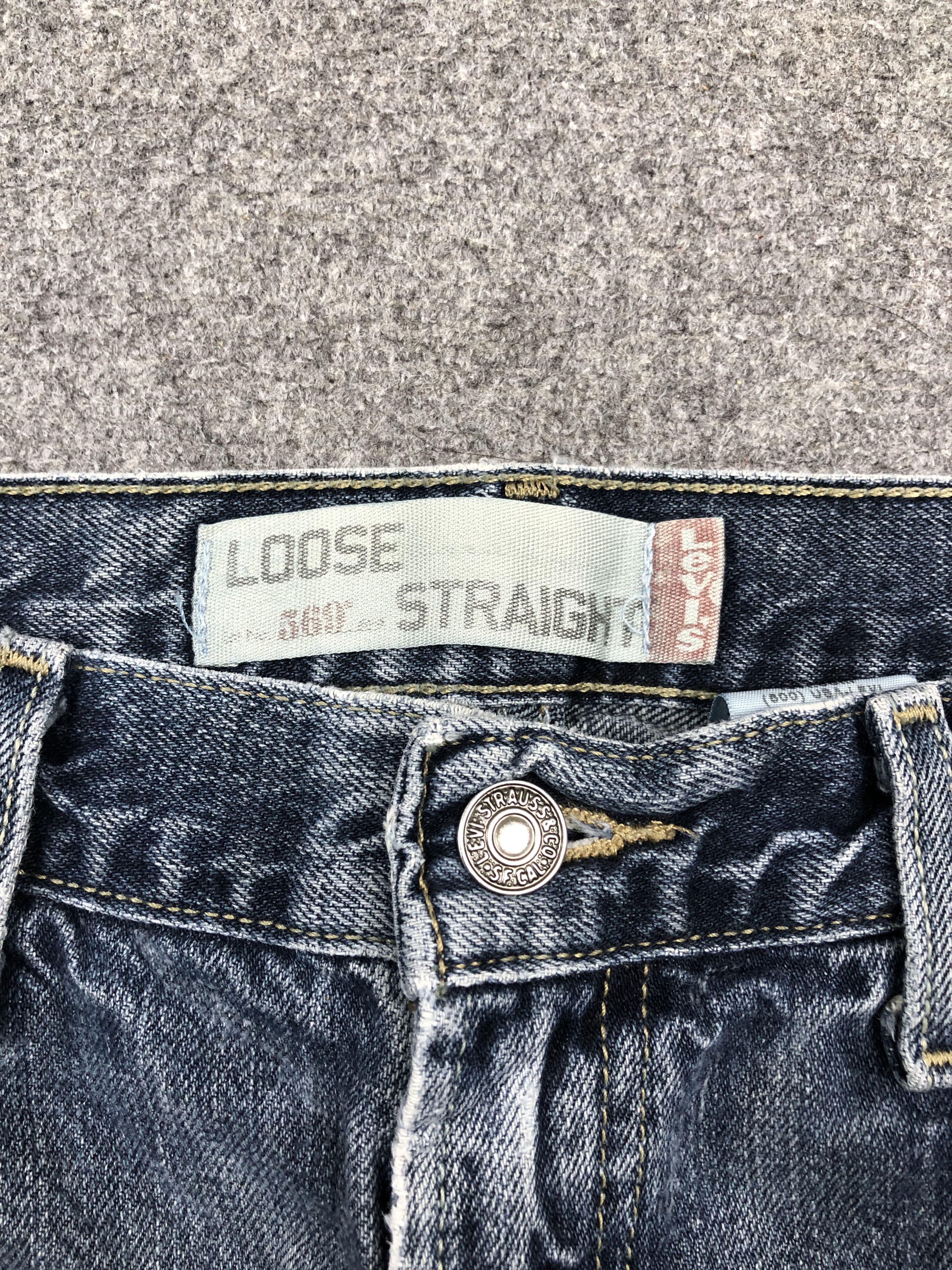 Levi's × Vintage Vintage Levis 569 Faded Blue Jeans DP1605 Size US 34 / EU 50 - 9 Thumbnail