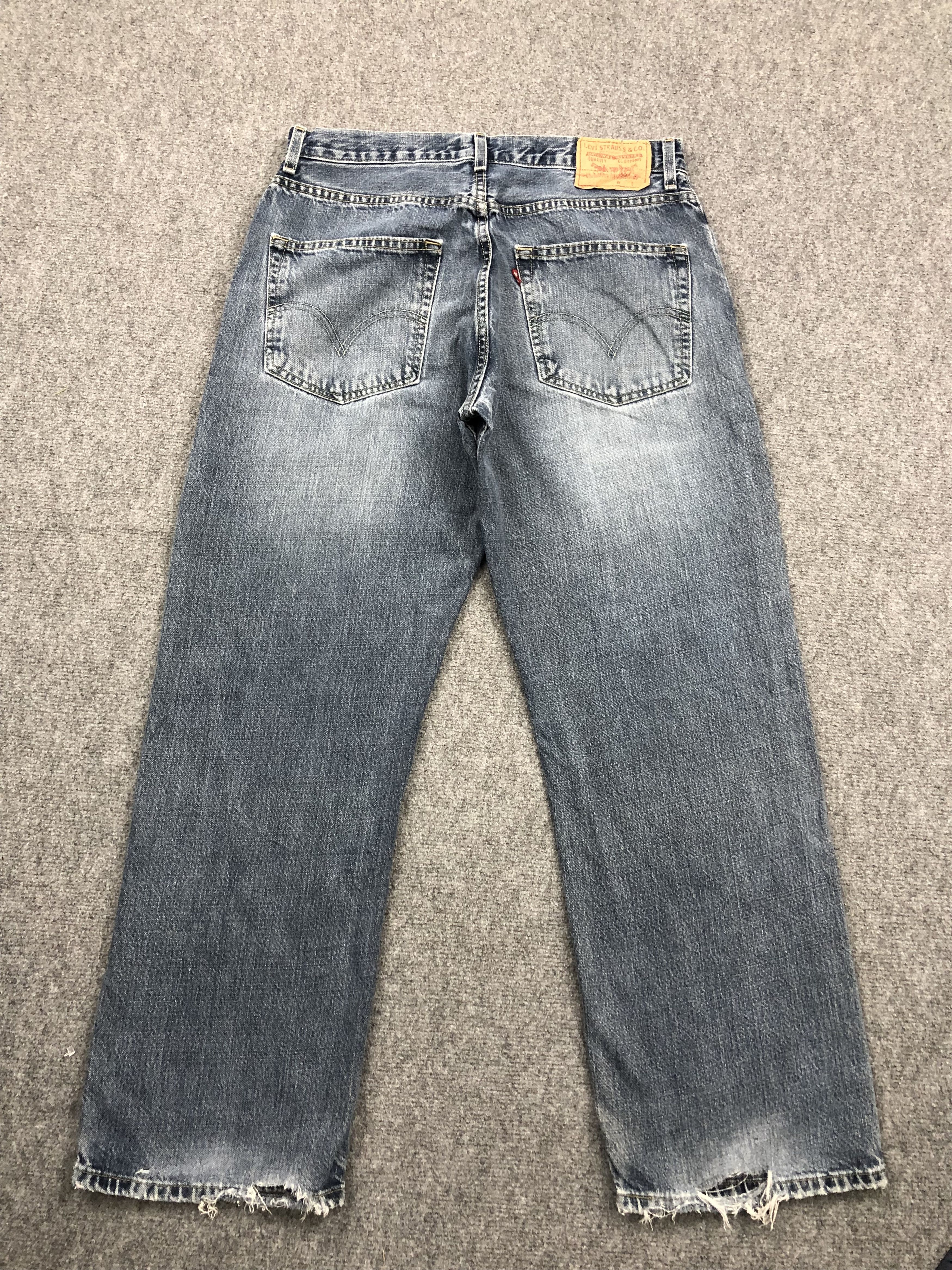 Levi's × Vintage Vintage Levis 569 Faded Blue Jeans DP1605 Size US 34 / EU 50 - 3 Thumbnail