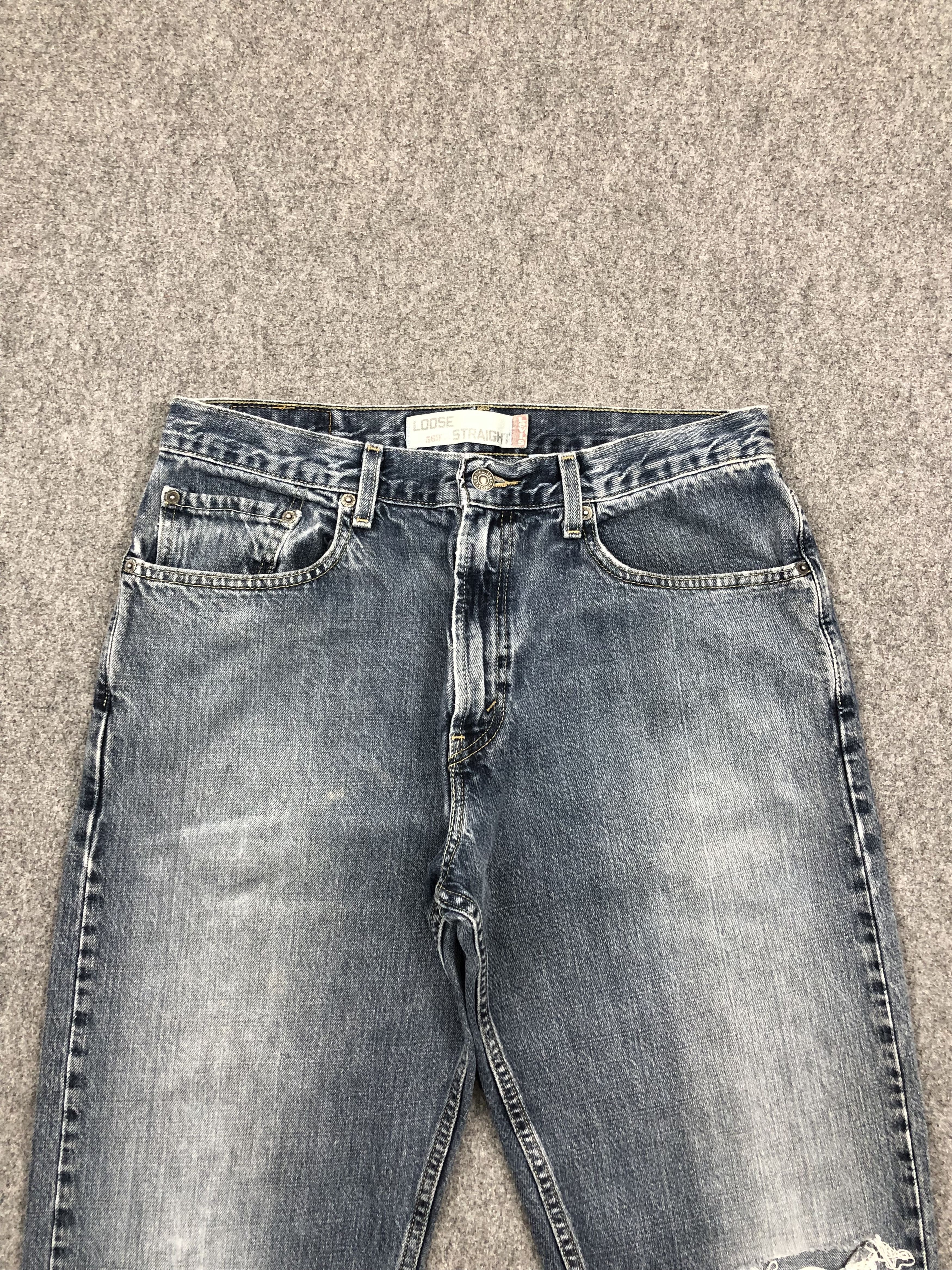 Levi's × Vintage Vintage Levis 569 Faded Blue Jeans DP1605 Size US 34 / EU 50 - 2 Thumbnail