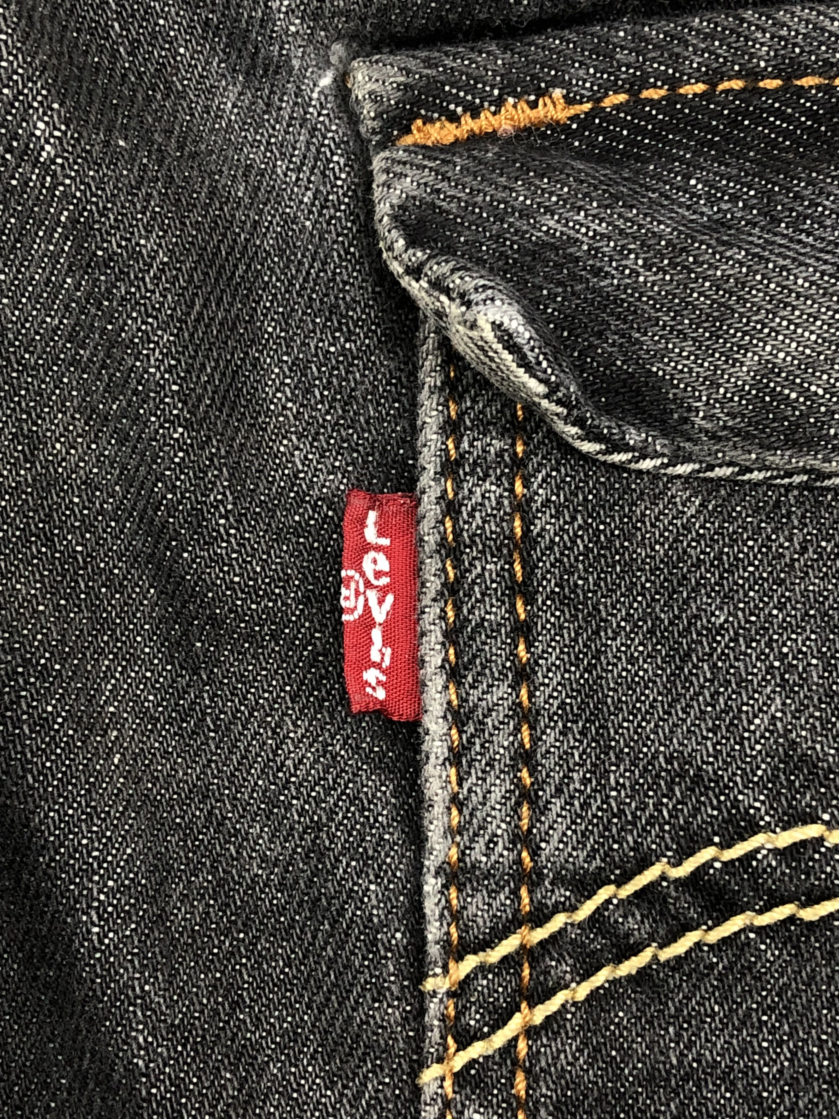 Levi's Vintage Levis 569 Black Jeans DP1602 Size US 35 - 6 Thumbnail