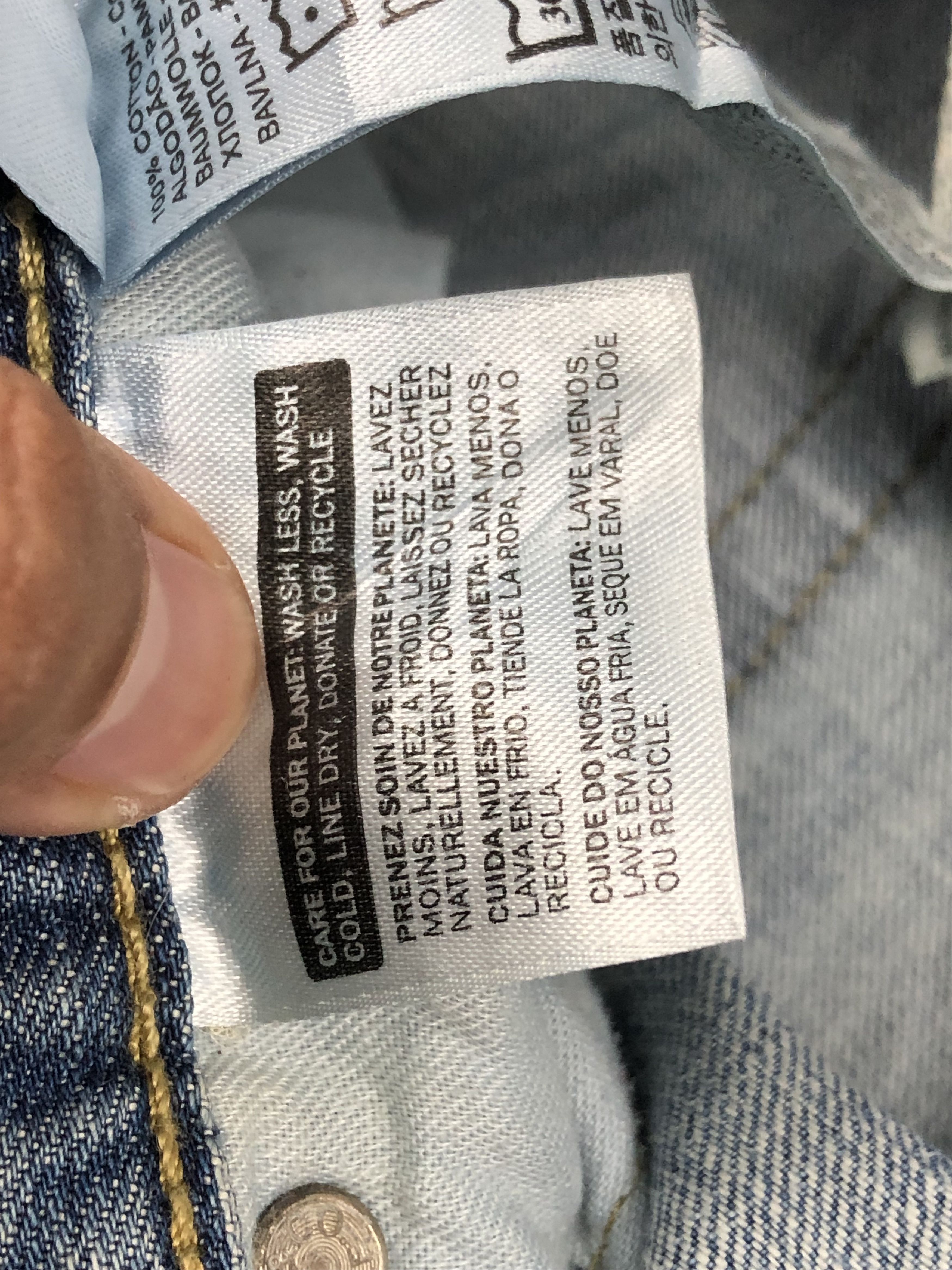 Levi's Vintage Levis 569 Faded Blue Jeans DP1608 Size US 36 / EU 52 - 8 Thumbnail