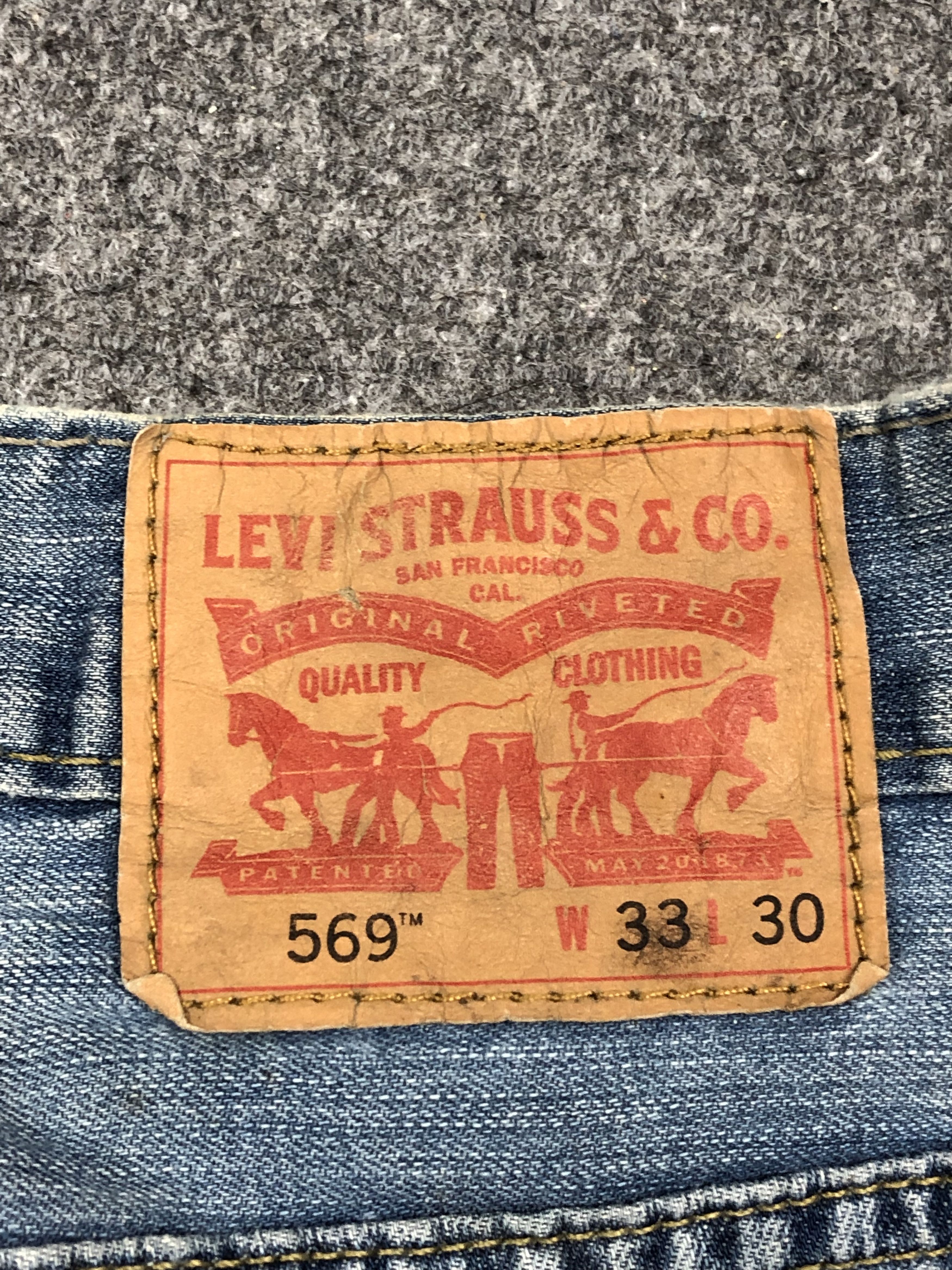 Levi's Vintage Levis 569 Faded Blue Jeans DP1608 Size US 36 / EU 52 - 5 Thumbnail