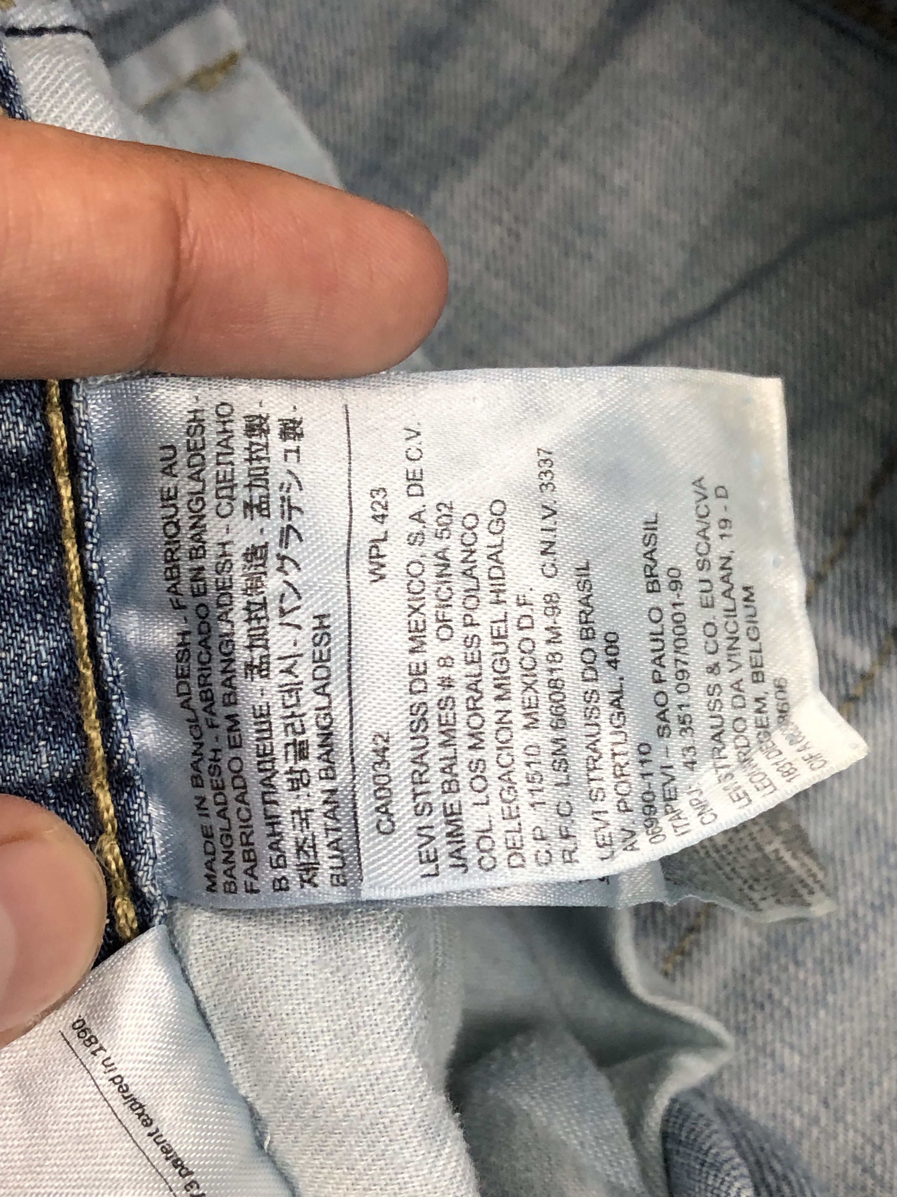 Levi's Vintage Levis 569 Faded Blue Jeans DP1608 Size US 36 / EU 52 - 9 Thumbnail