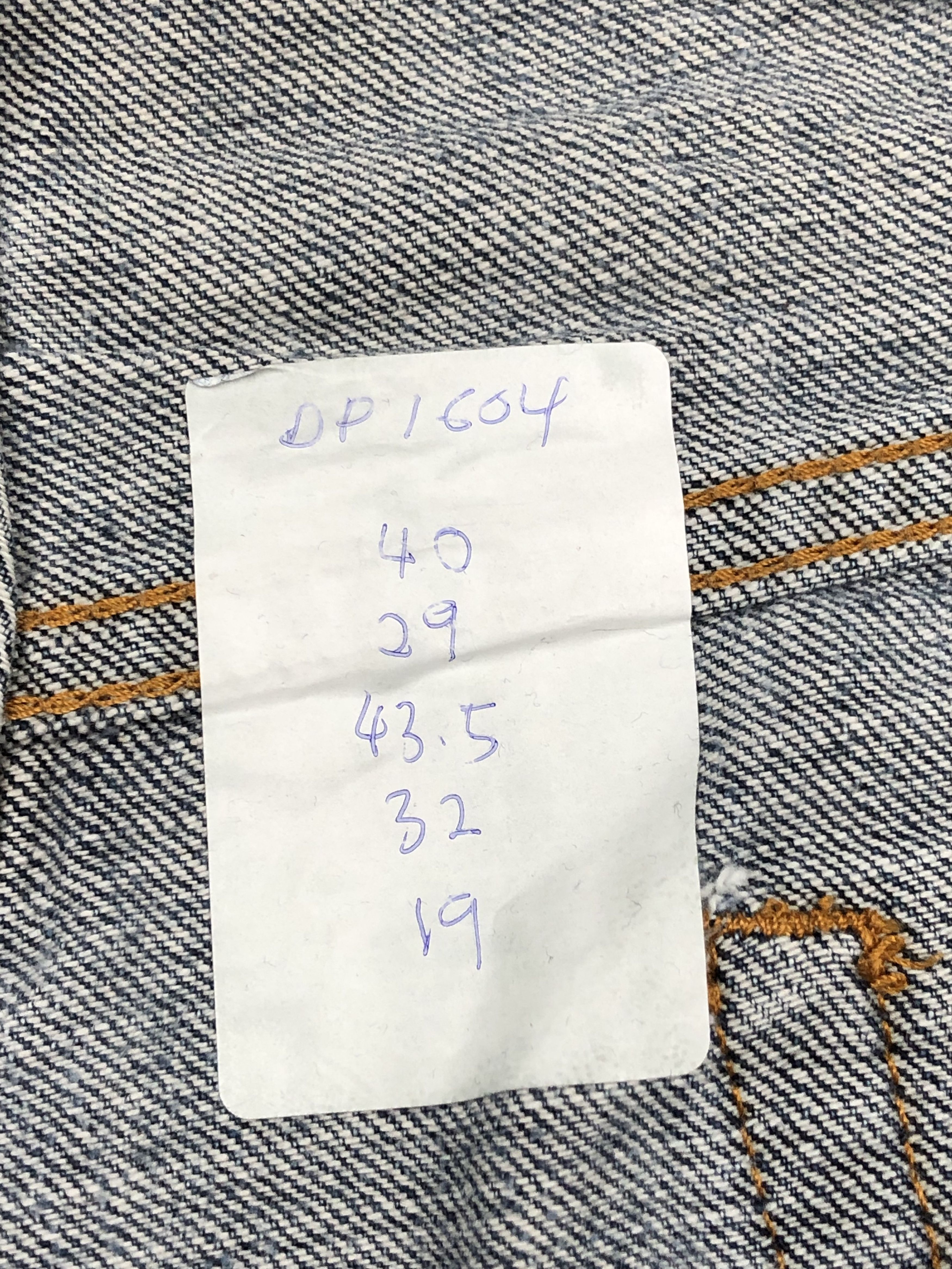Levi's Vintage Levis 559 Blue Denim DP1604 Size US 40 / EU 56 - 16 Thumbnail
