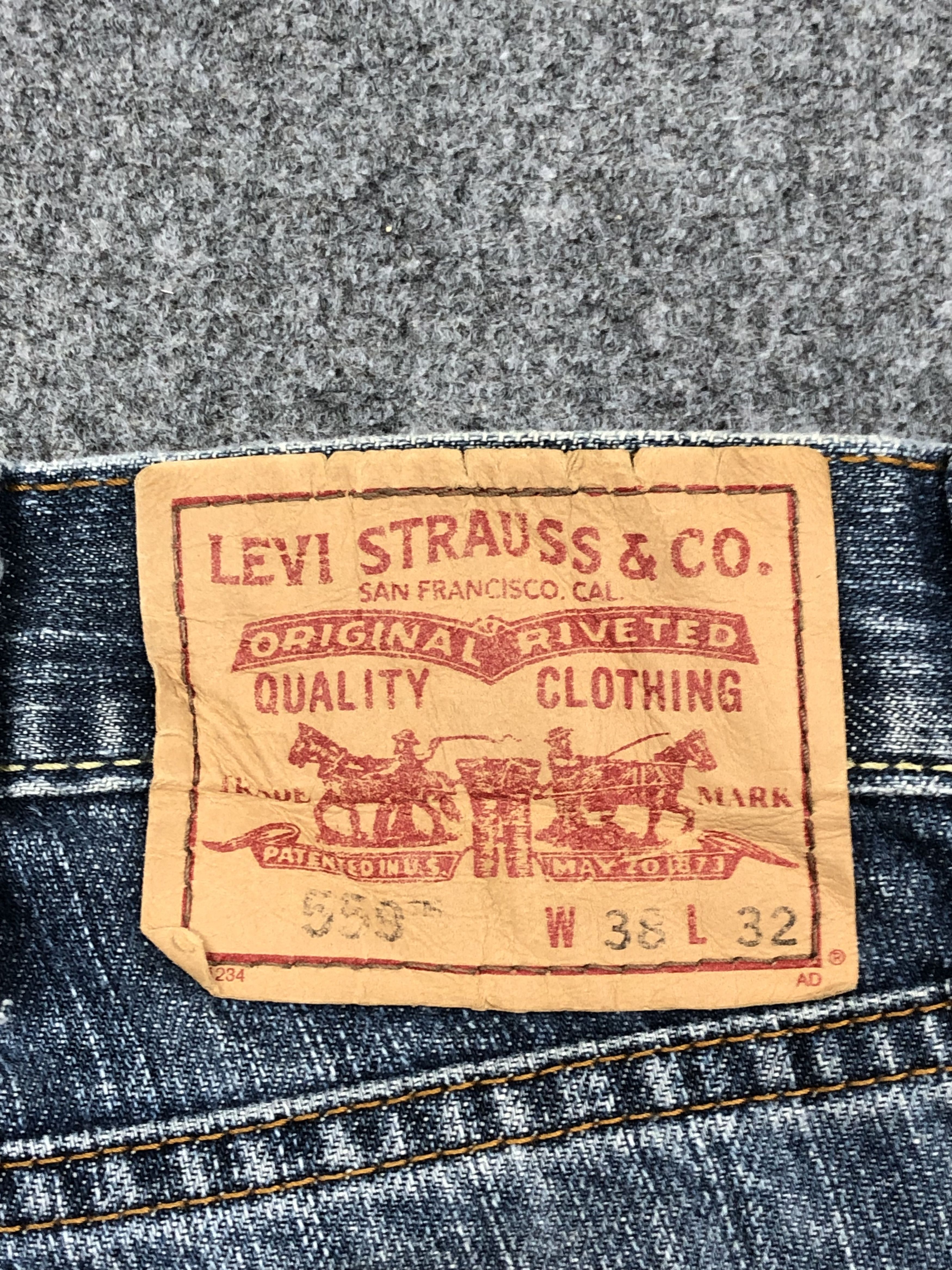 Levi's Vintage Levis 559 Blue Denim DP1604 Size US 40 / EU 56 - 5 Thumbnail