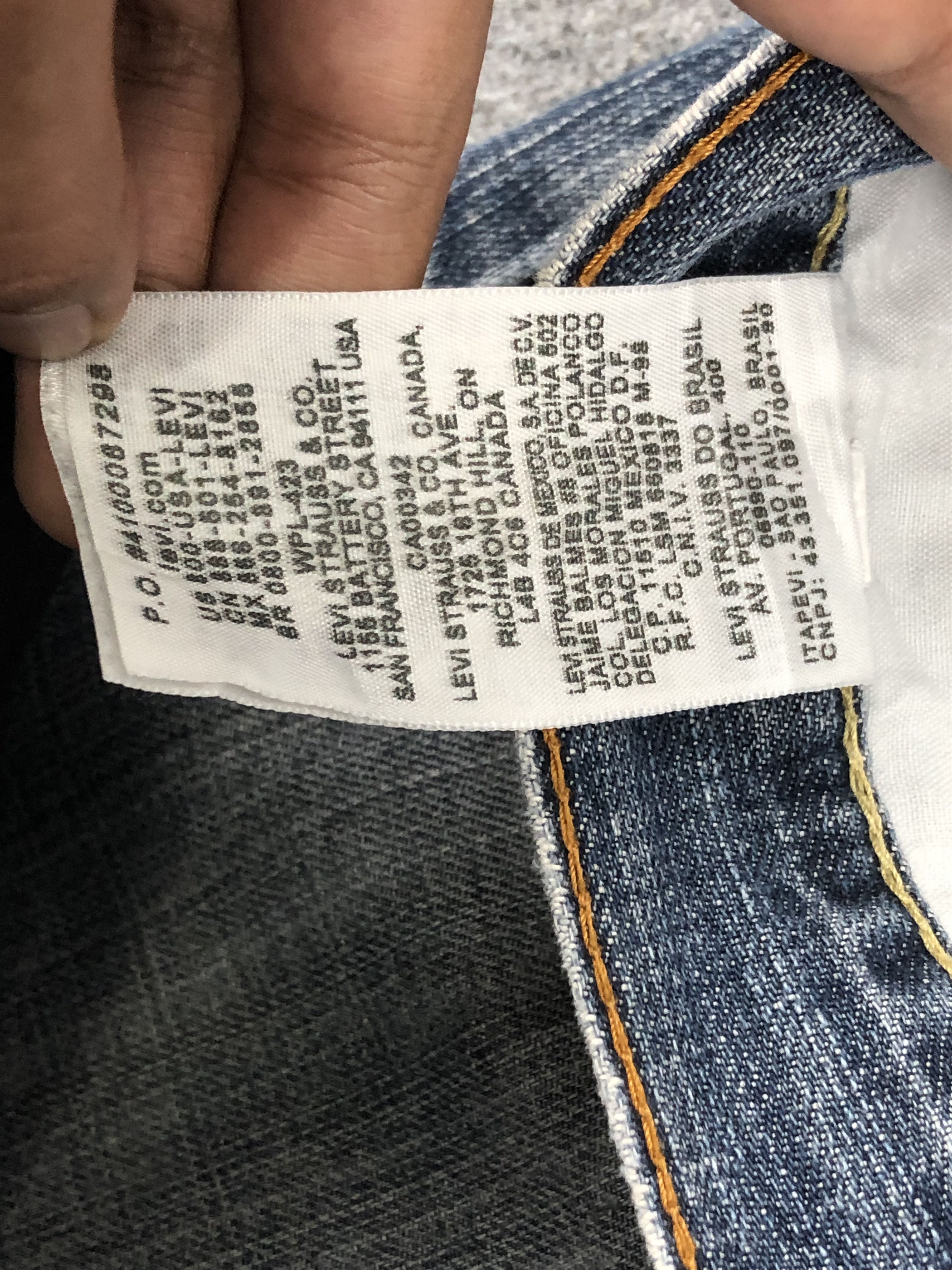 Levi's Vintage Levis 559 Blue Denim DP1604 Size US 40 / EU 56 - 15 Thumbnail