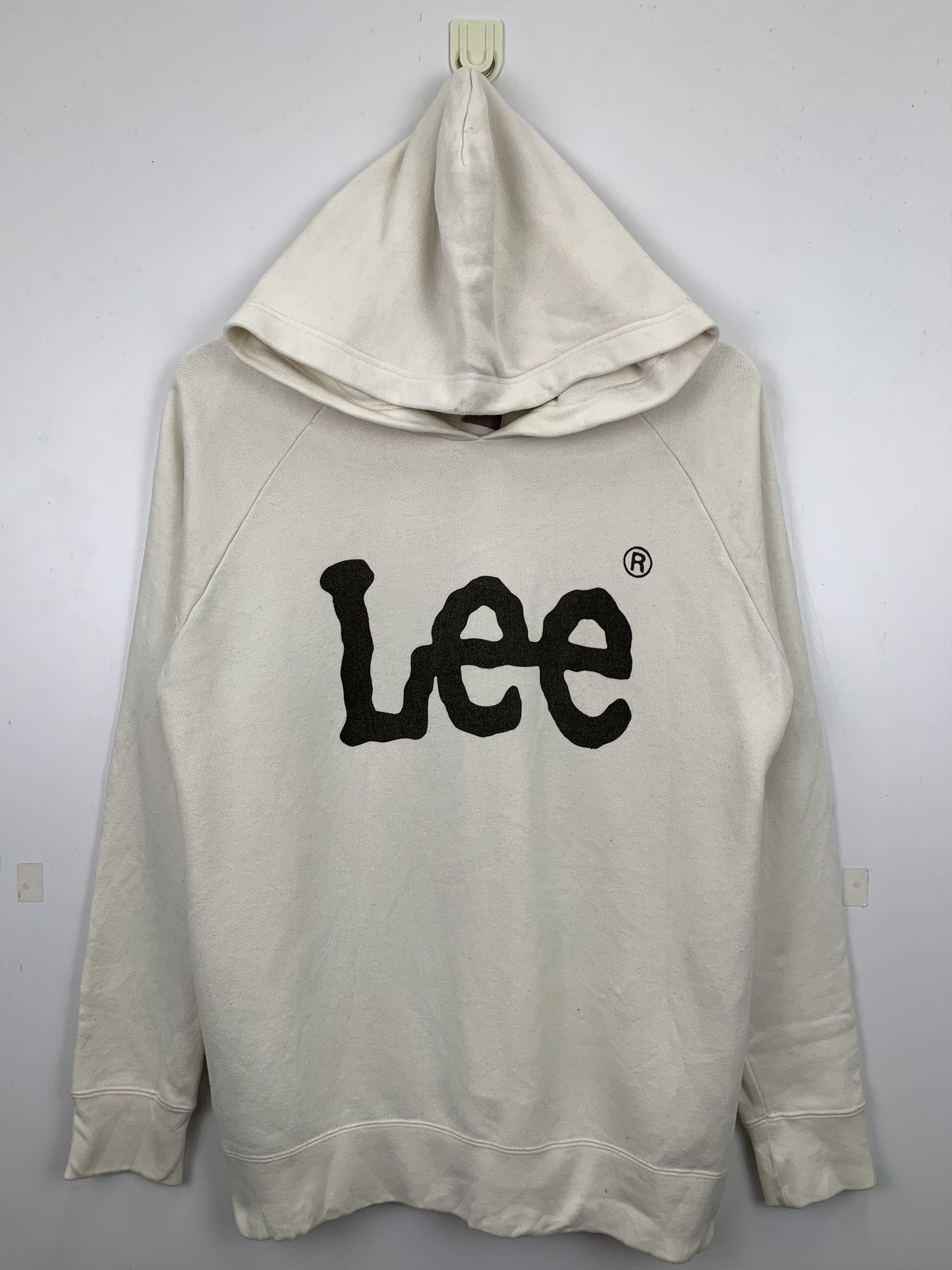 Lee × Vintage Vintage Lee Center Hoodie Pullover Jacket Size US L / EU 52-54 / 3 - 1 Thumbnail