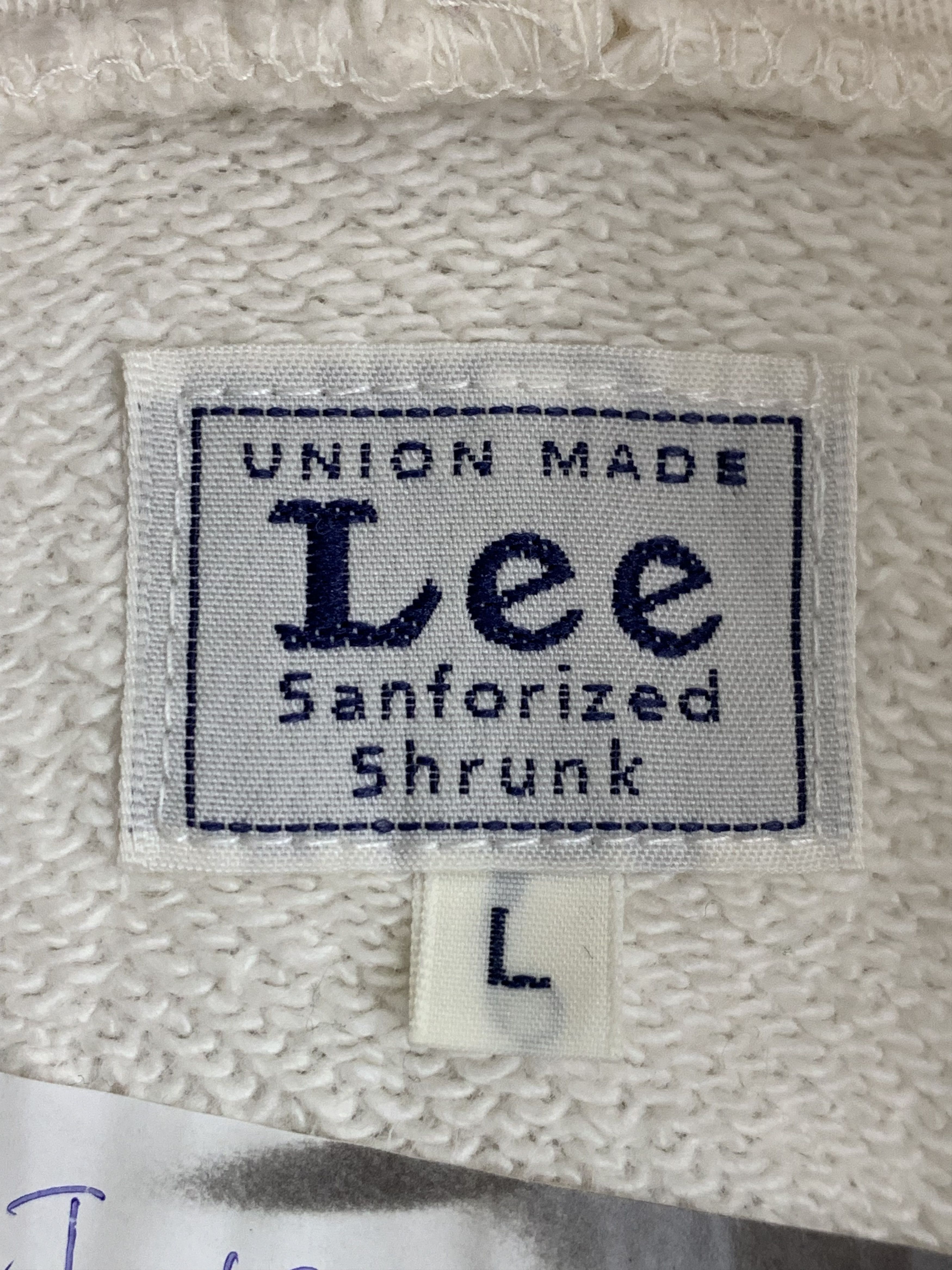 Lee × Vintage Vintage Lee Center Hoodie Pullover Jacket Size US L / EU 52-54 / 3 - 6 Thumbnail