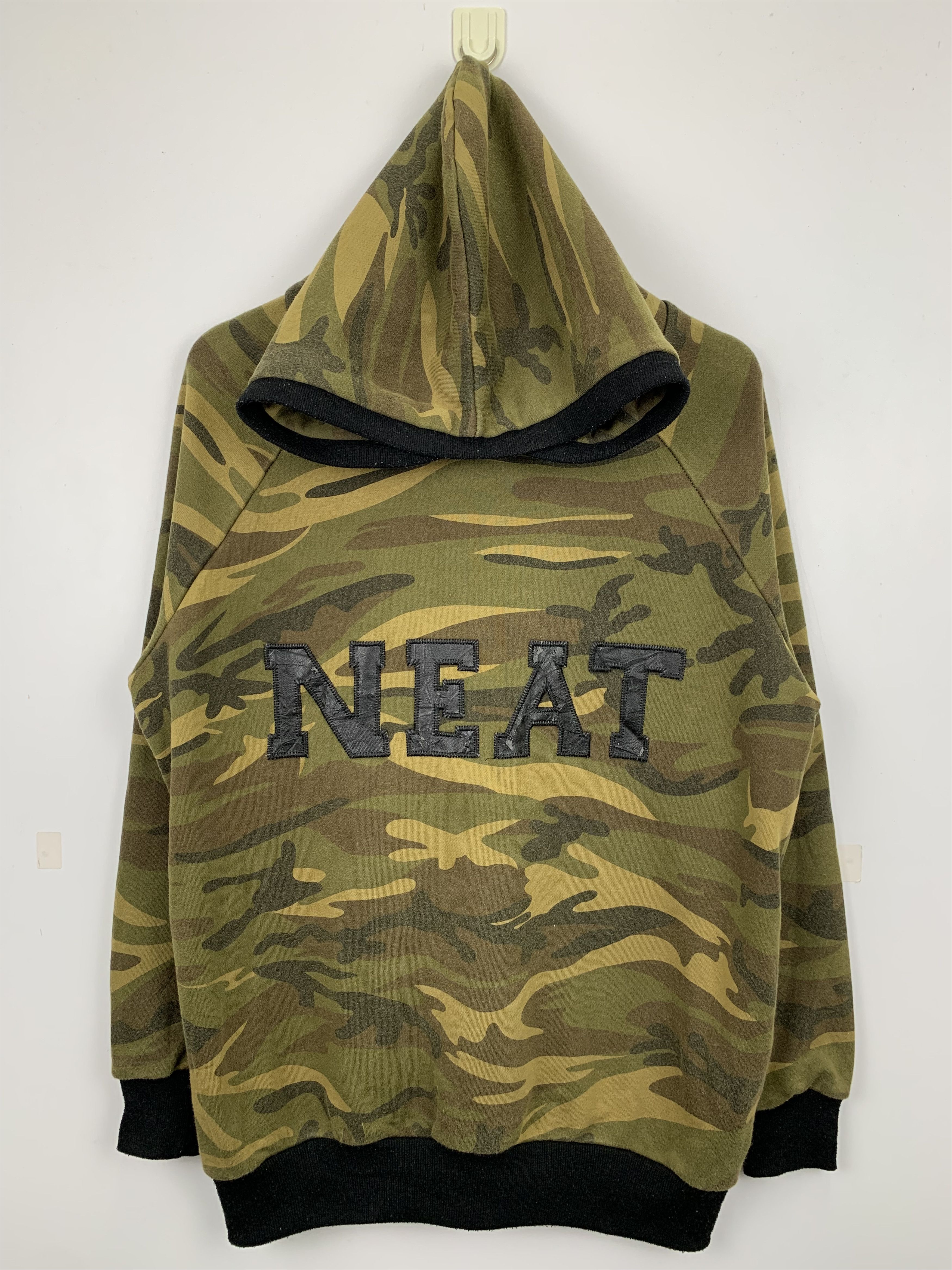 Vintage Japanese Brand Camo Hoodie Pullover Jacket