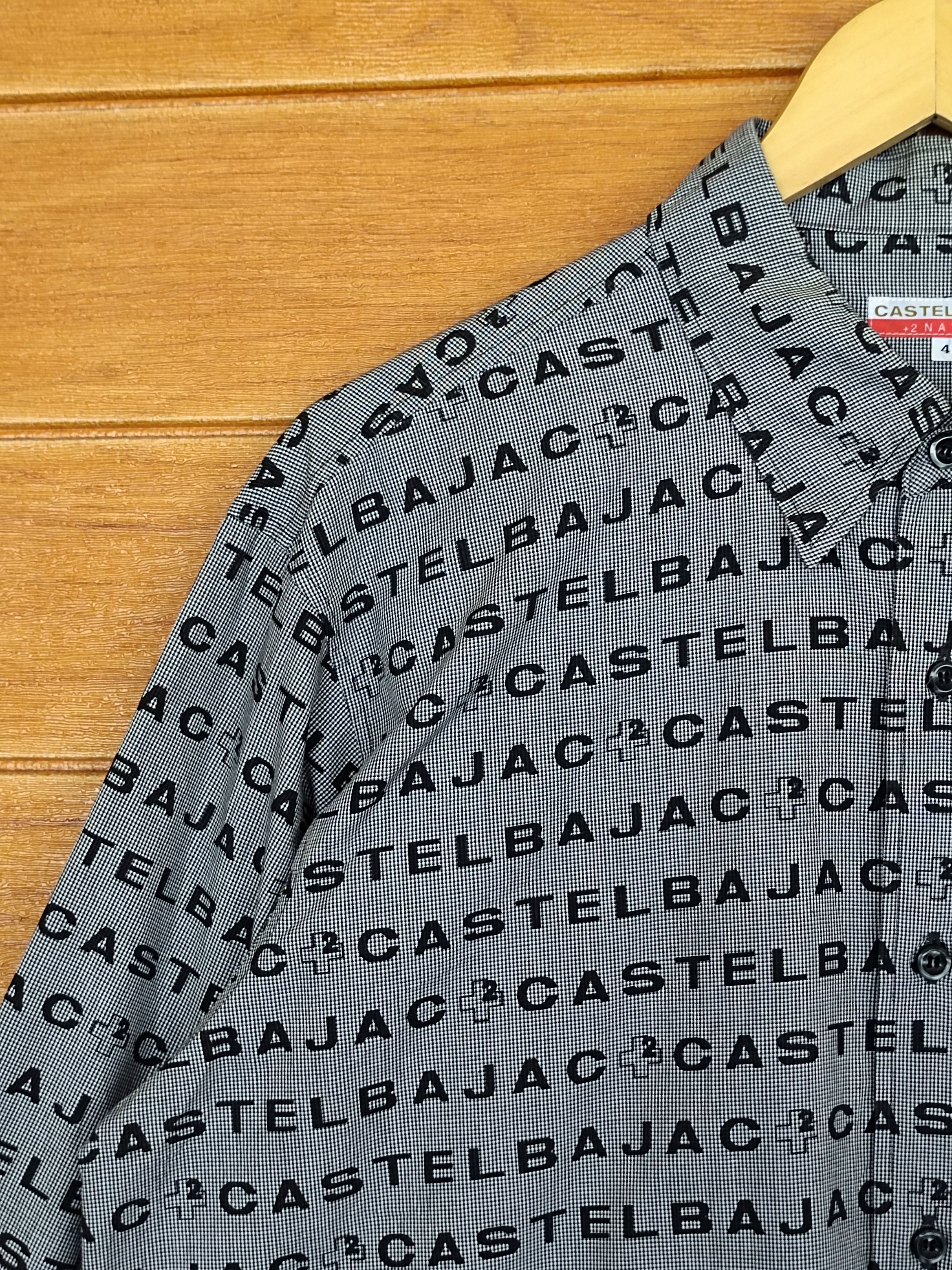 Vintage Vintage 90s Castelbajac Spell Out Pop Art Button Up Shirt Size US L / EU 52-54 / 3 - 6 Thumbnail