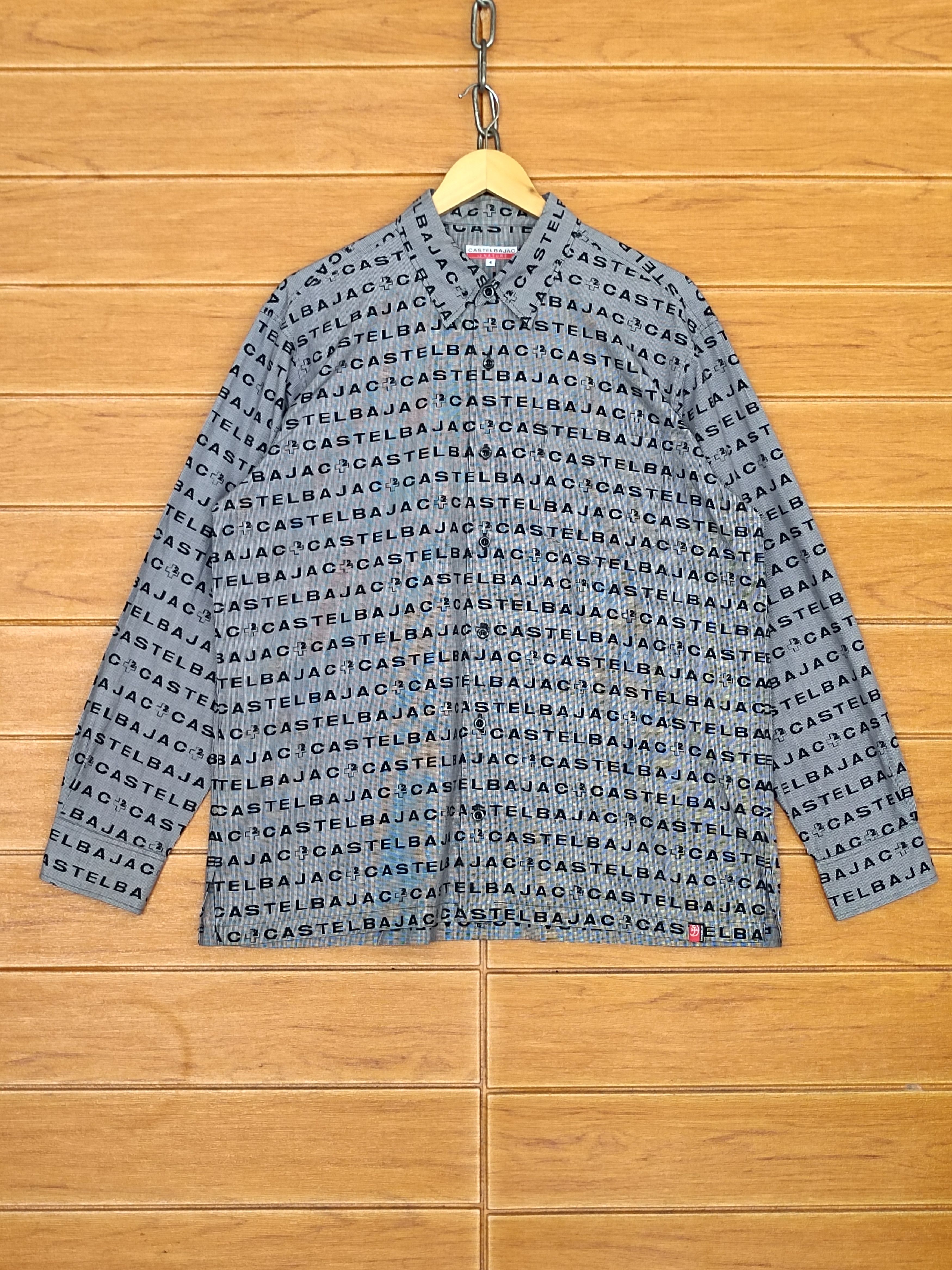 Vintage Vintage 90s Castelbajac Spell Out Pop Art Button Up Shirt Size US L / EU 52-54 / 3 - 1 Thumbnail