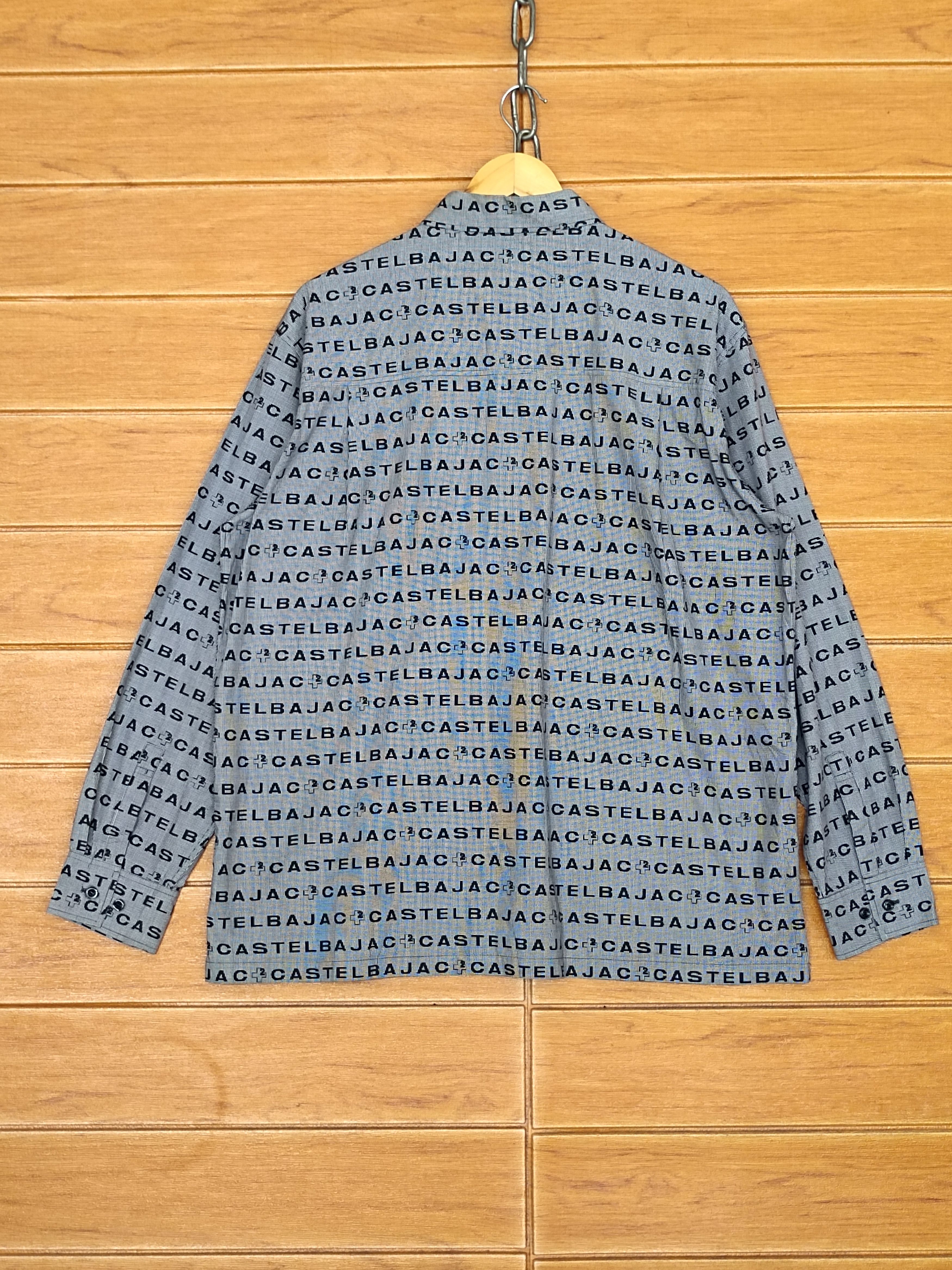 Vintage Vintage 90s Castelbajac Spell Out Pop Art Button Up Shirt Size US L / EU 52-54 / 3 - 11 Thumbnail