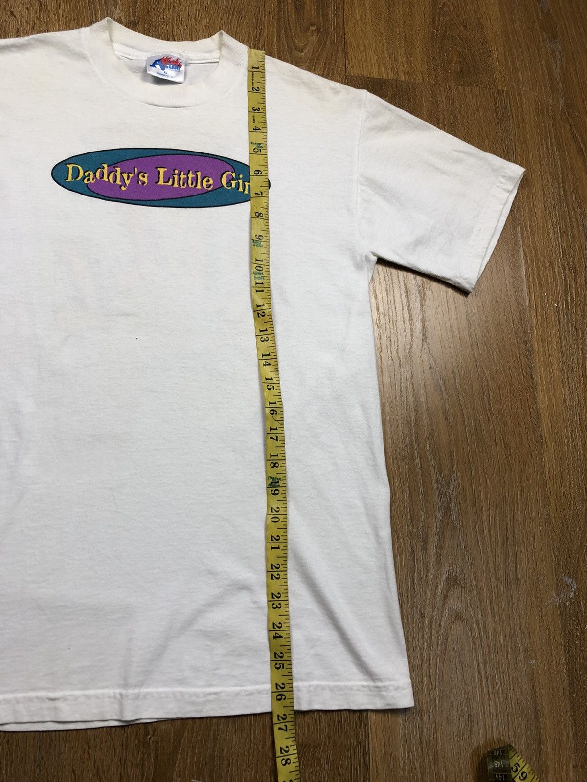 Vintage Vintage 90's Daddy's Little Girl Movie T-Shirt Size US S / EU 44-46 / 1 - 7 Thumbnail
