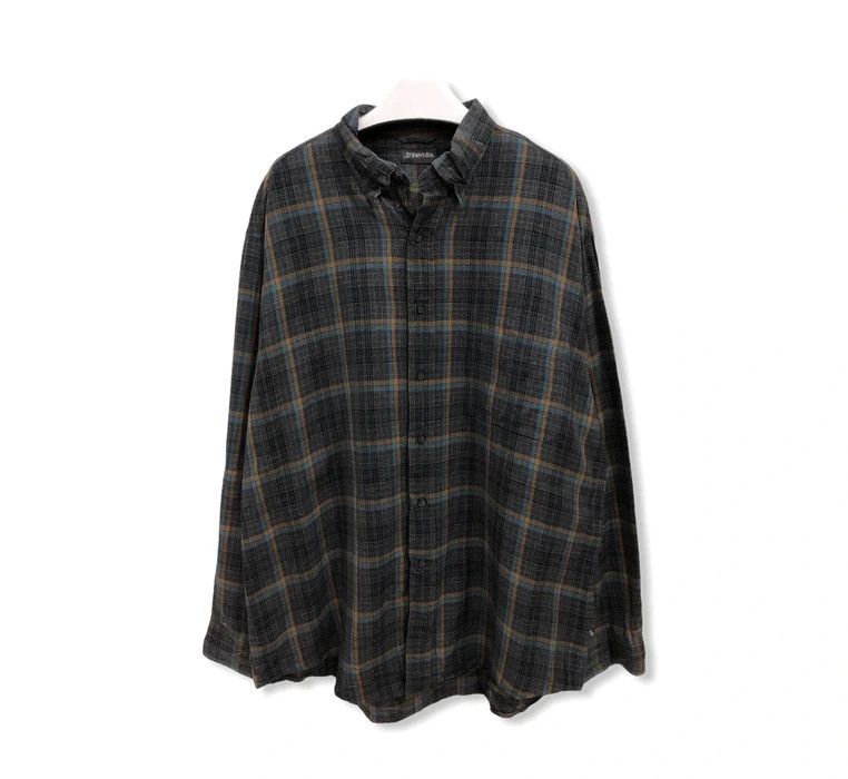 Chemise Homme St. John’s Bay – Plaid Flanelle, Coupe Classique, M (Neuf)